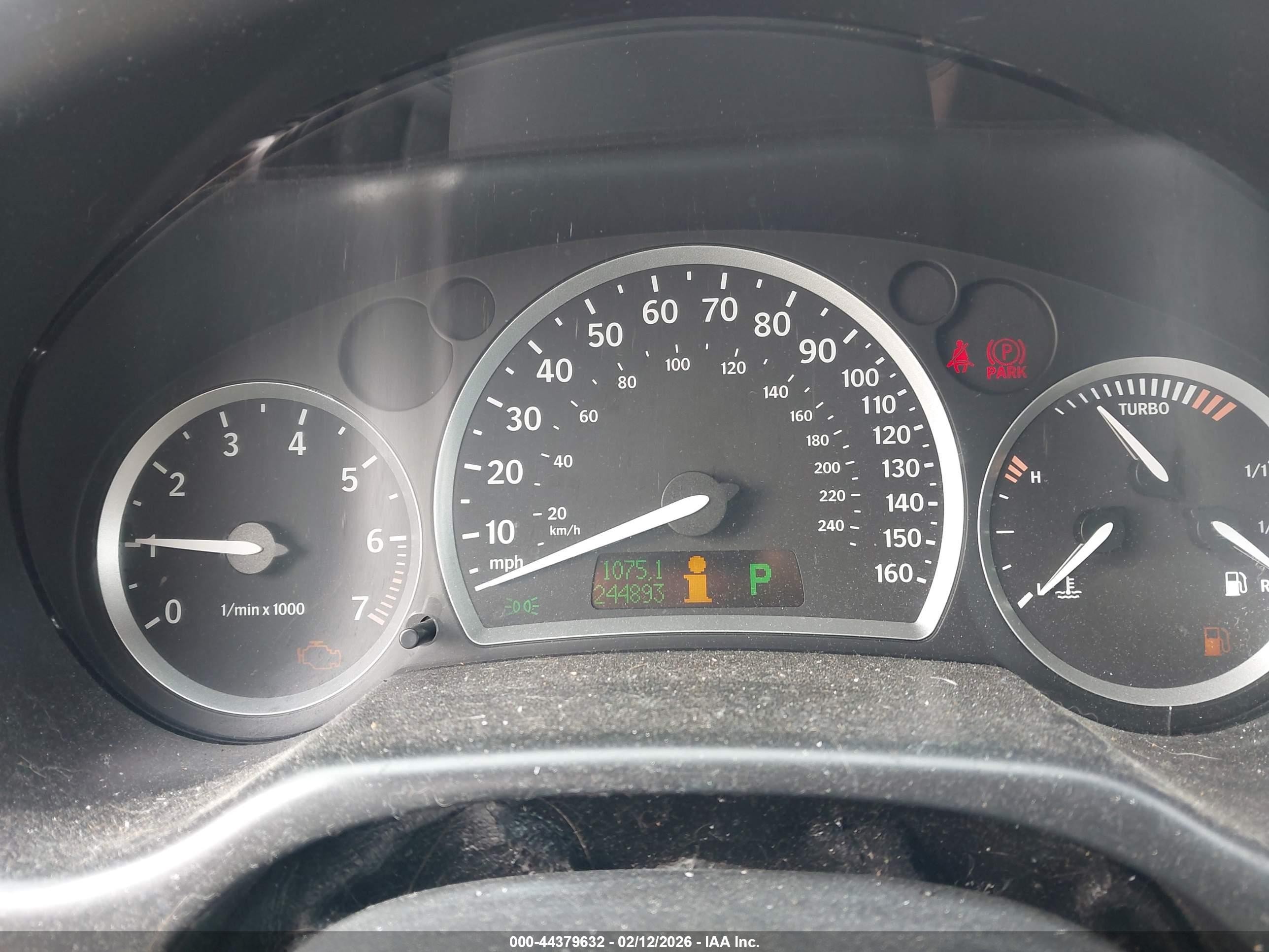 2003 Saab 9-3 Arc Gray vin: YS3FD49Y231054731