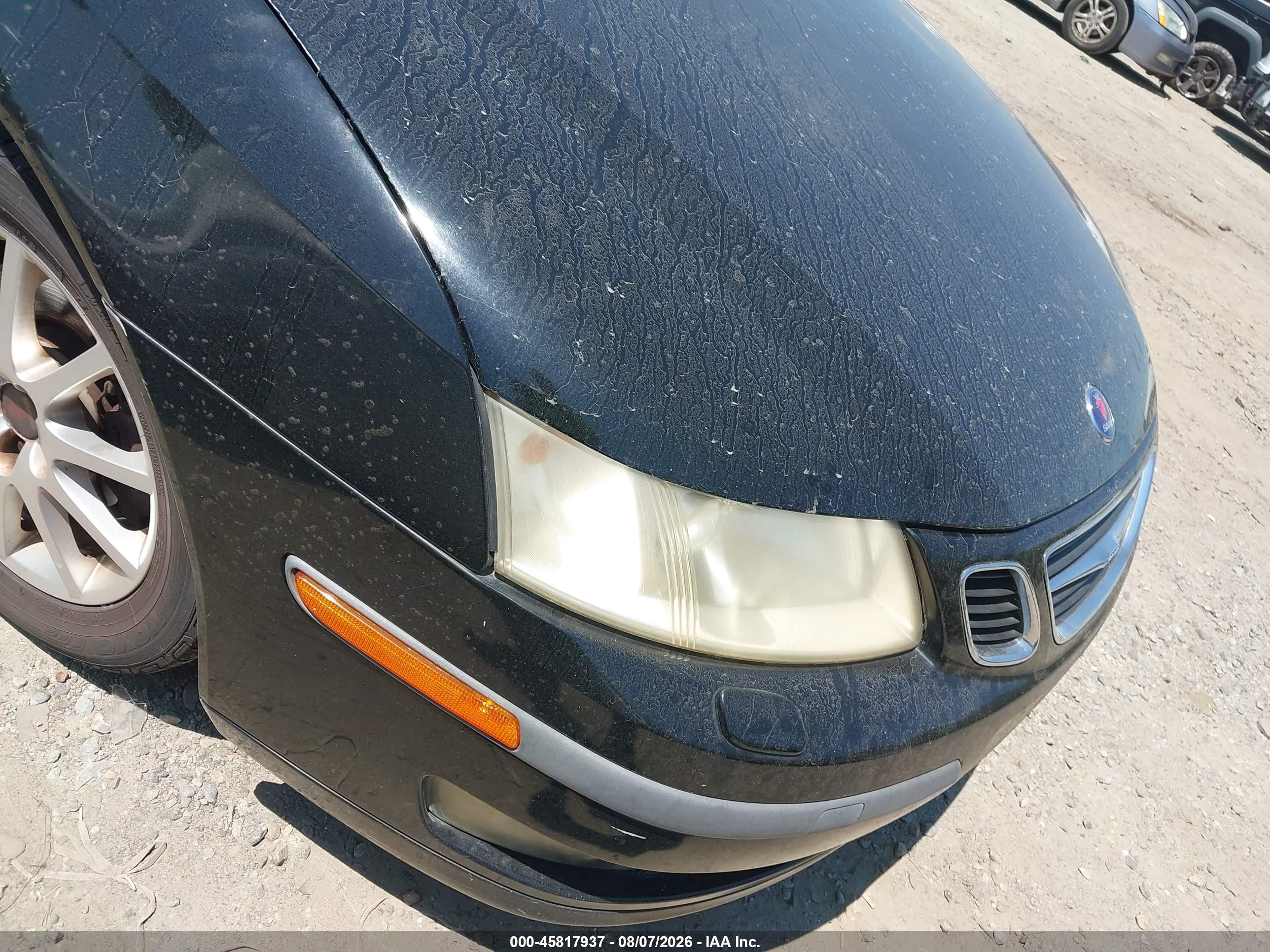2003 Saab 9-3 Arc Черный vin: YS3FD49Y231057418