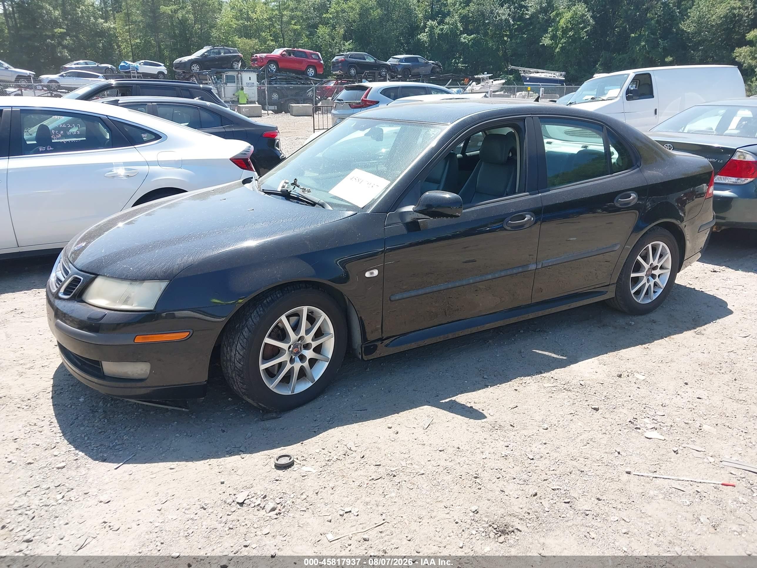 2003 Saab 9-3 Arc Черный vin: YS3FD49Y231057418