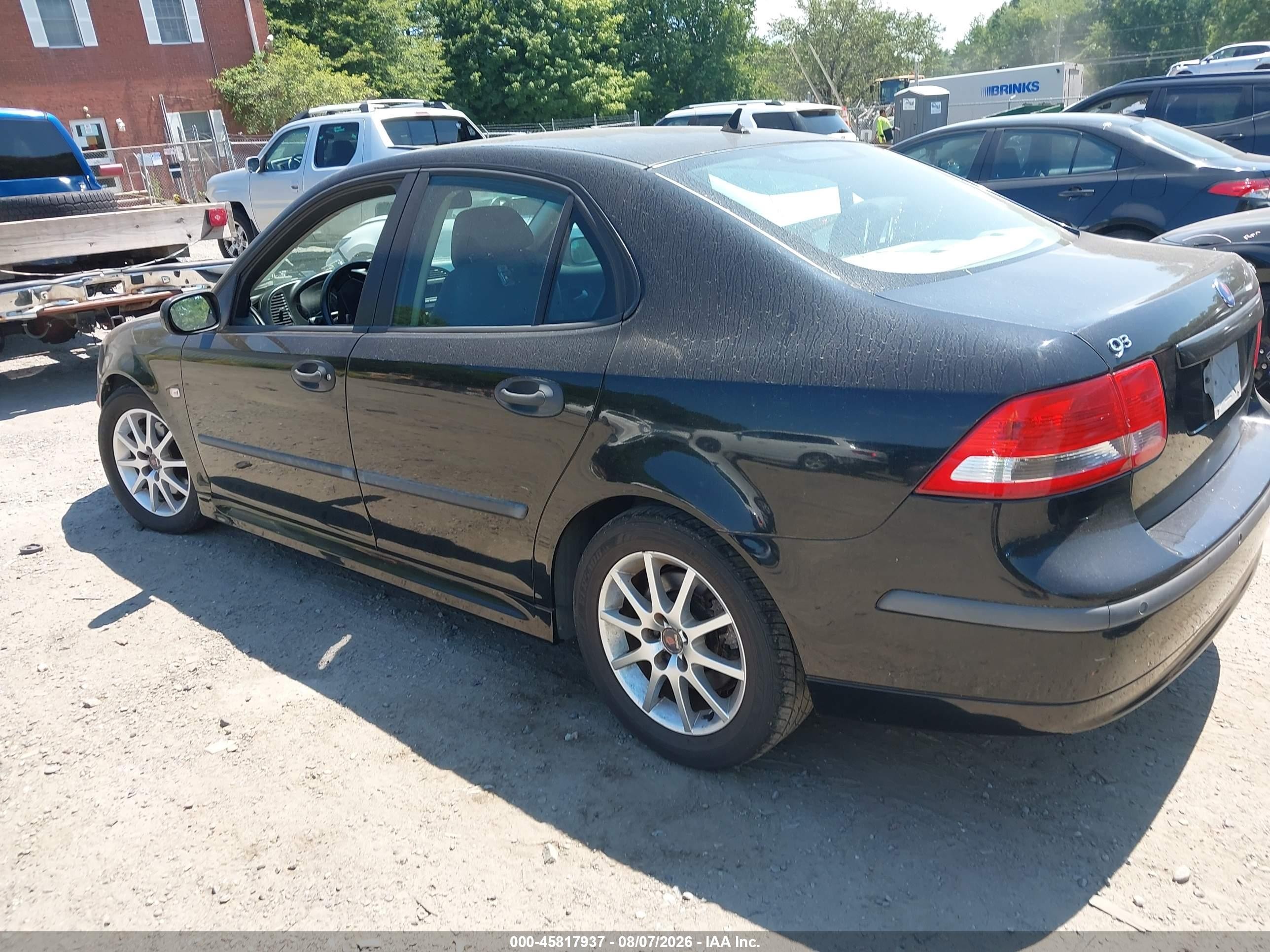 2003 Saab 9-3 Arc Черный vin: YS3FD49Y231057418