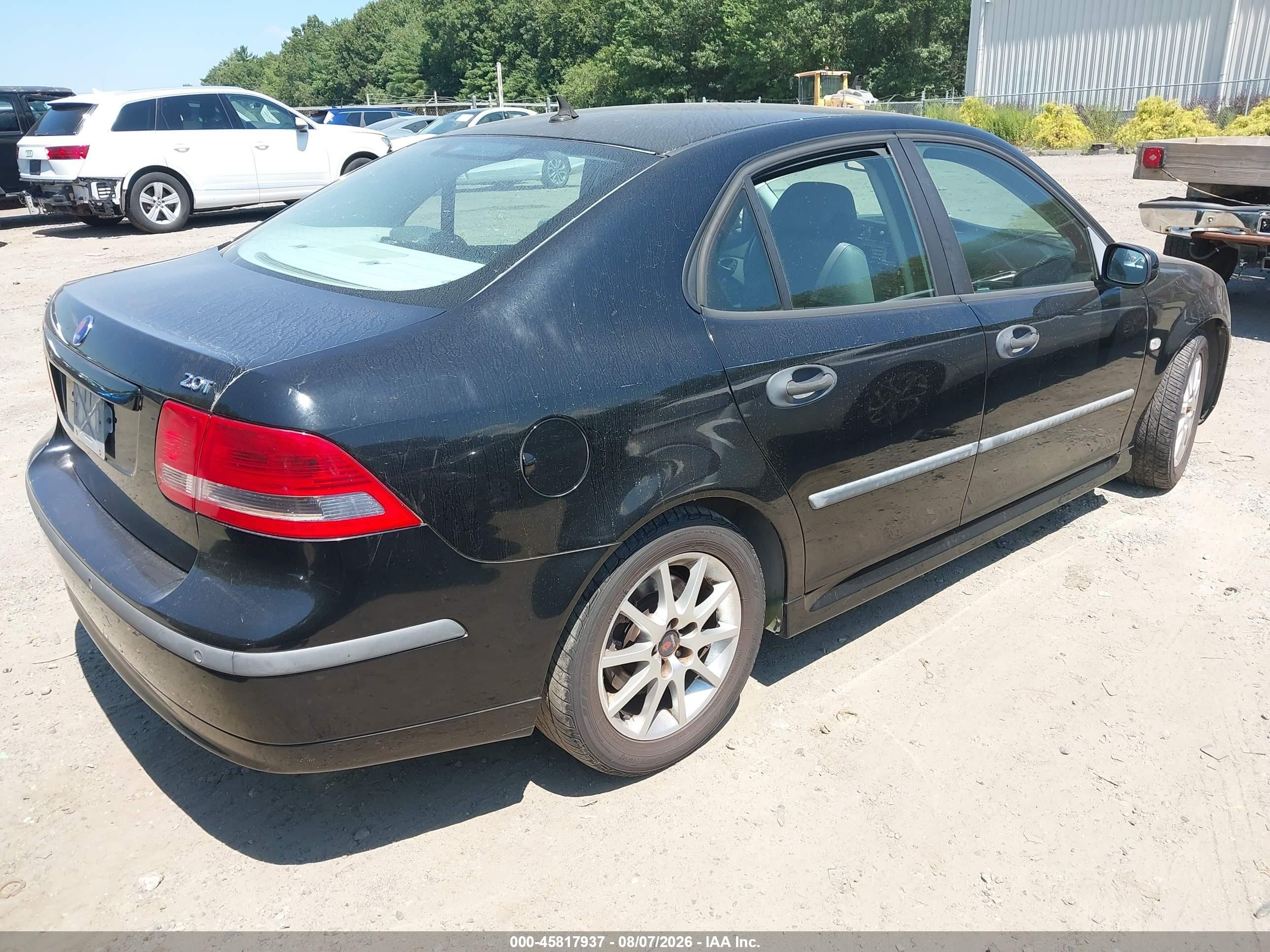 2003 Saab 9-3 Arc Черный vin: YS3FD49Y231057418