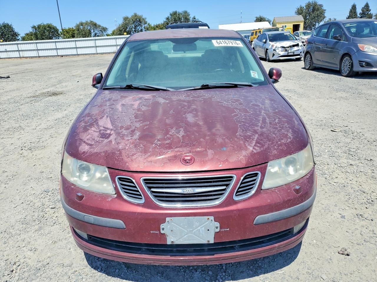 2004 Saab 9-3 Arc Burgundy vin: YS3FD49Y241041821