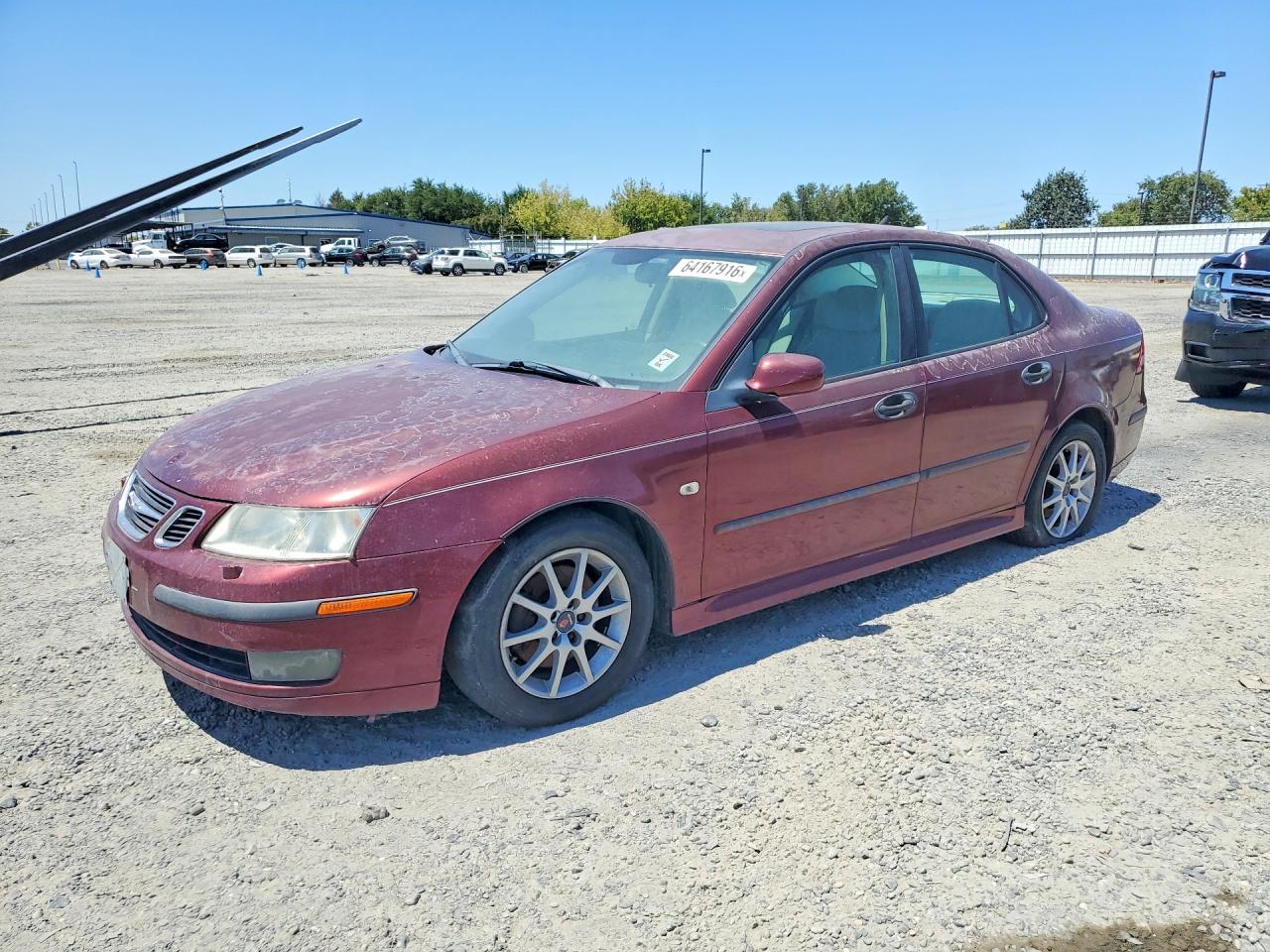 2004 Saab 9-3 Arc Burgundy vin: YS3FD49Y241041821