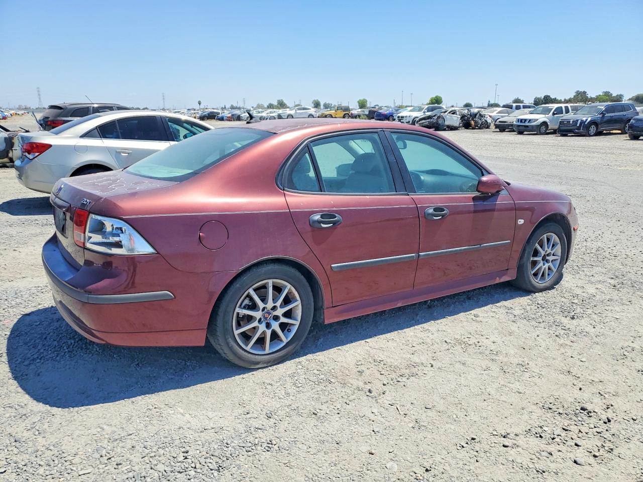 2004 Saab 9-3 Arc Burgundy vin: YS3FD49Y241041821