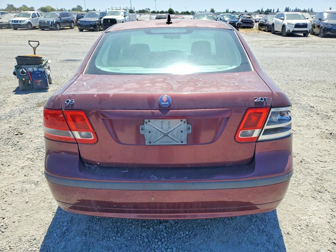 2004 Saab 9-3 Arc Burgundy vin: YS3FD49Y241041821