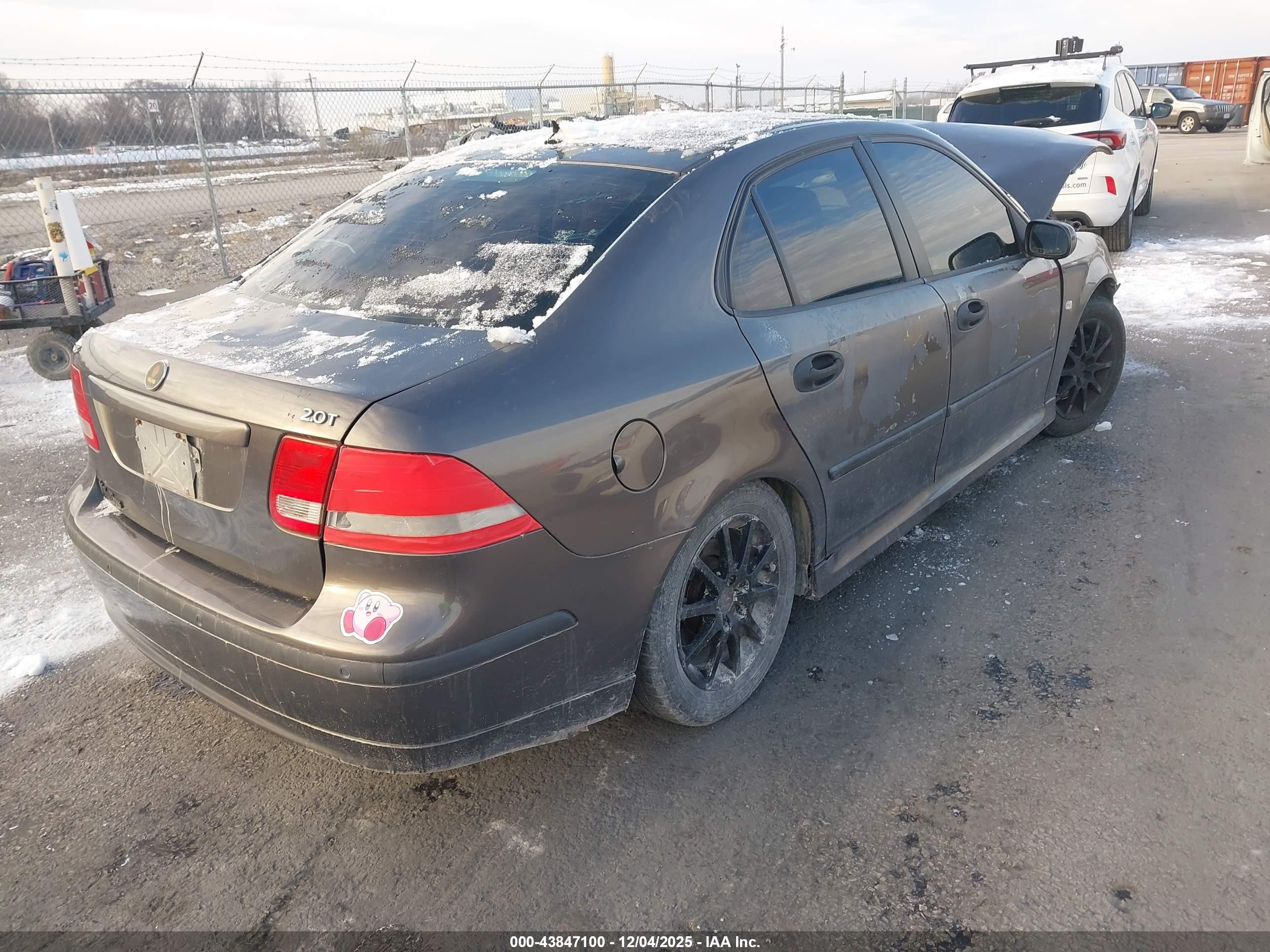 2005 Saab 9-3 Arc Gray vin: YS3FD49Y251020226