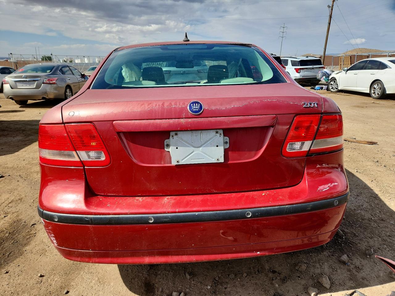 2005 Saab 9-3 Arc Red vin: YS3FD49Y251027371