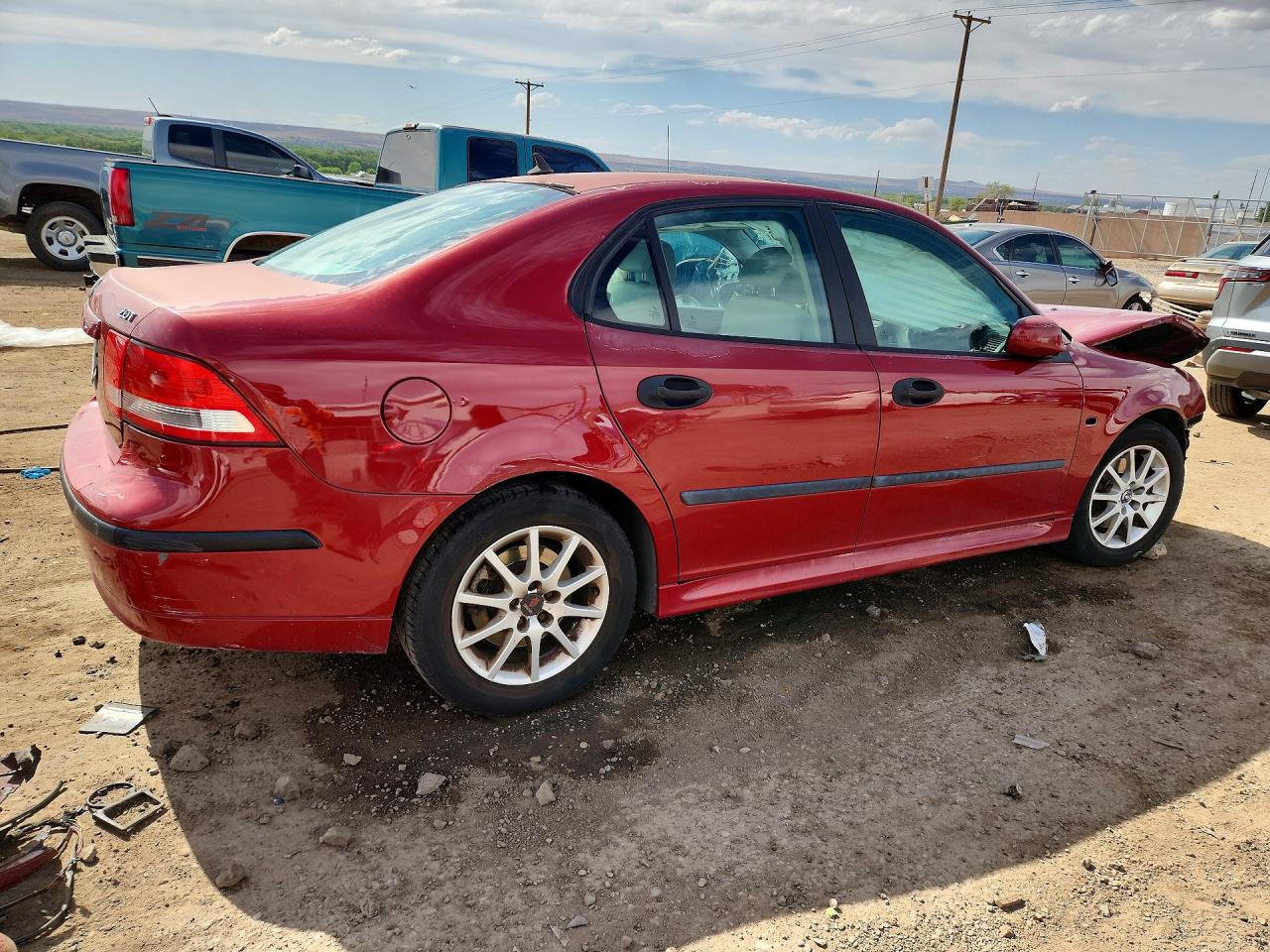 2005 Saab 9-3 Arc Red vin: YS3FD49Y251027371