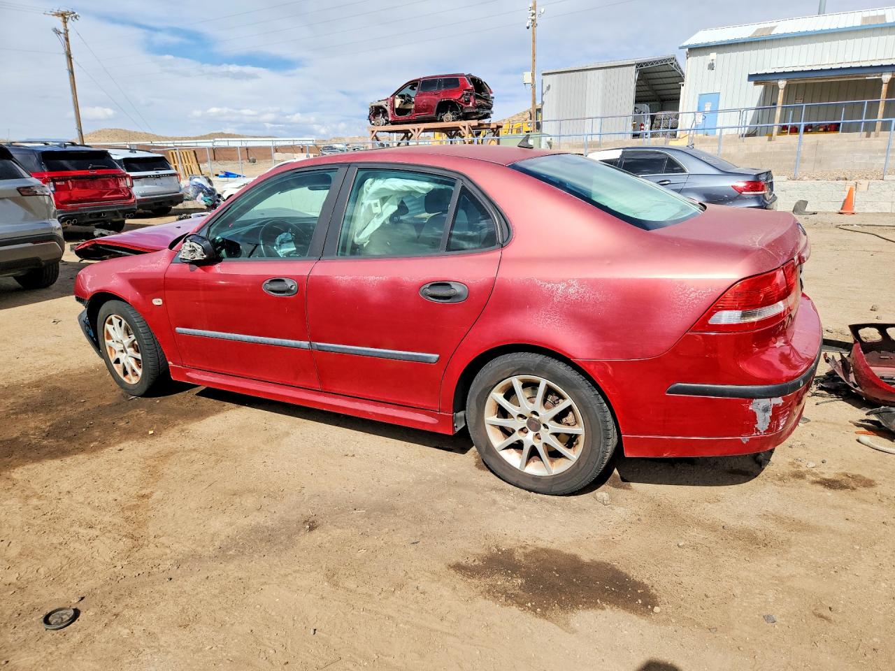 2005 Saab 9-3 Arc Red vin: YS3FD49Y251027371