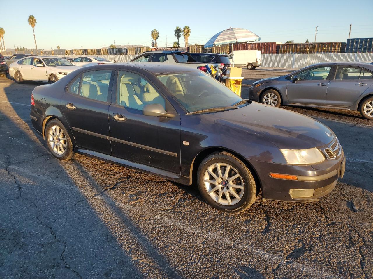 2003 Saab 9-3 Arc Blue vin: YS3FD49Y331029305