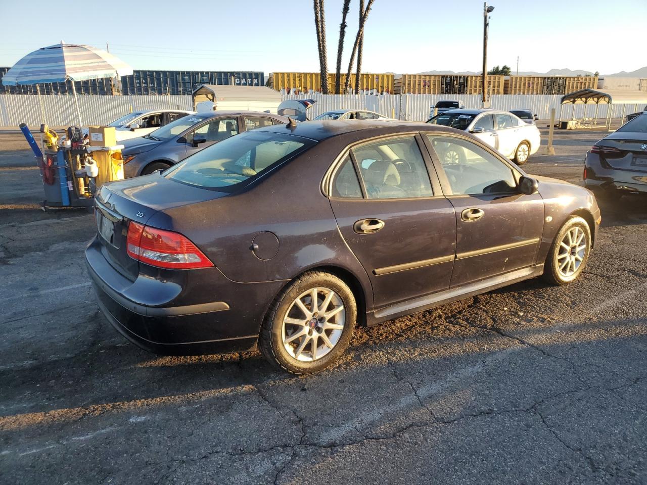 2003 Saab 9-3 Arc Blue vin: YS3FD49Y331029305