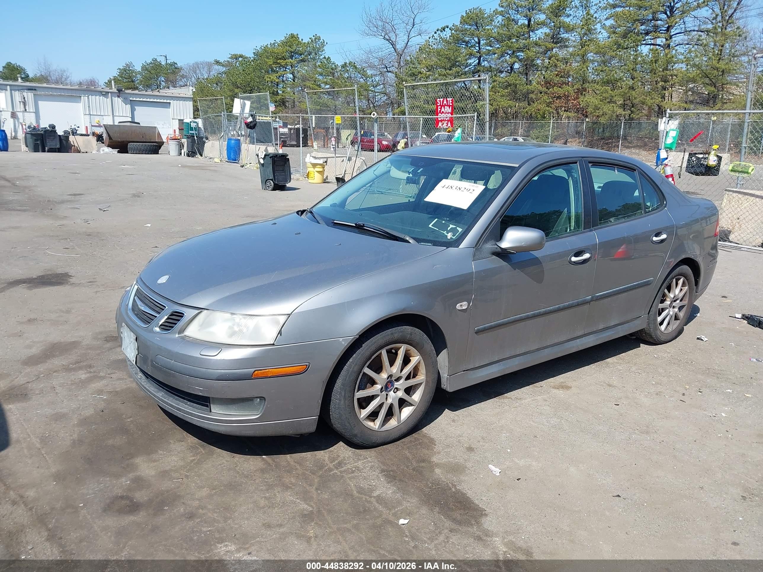 2003 Saab 9-3 Arc Silver vin: YS3FD49Y331052955
