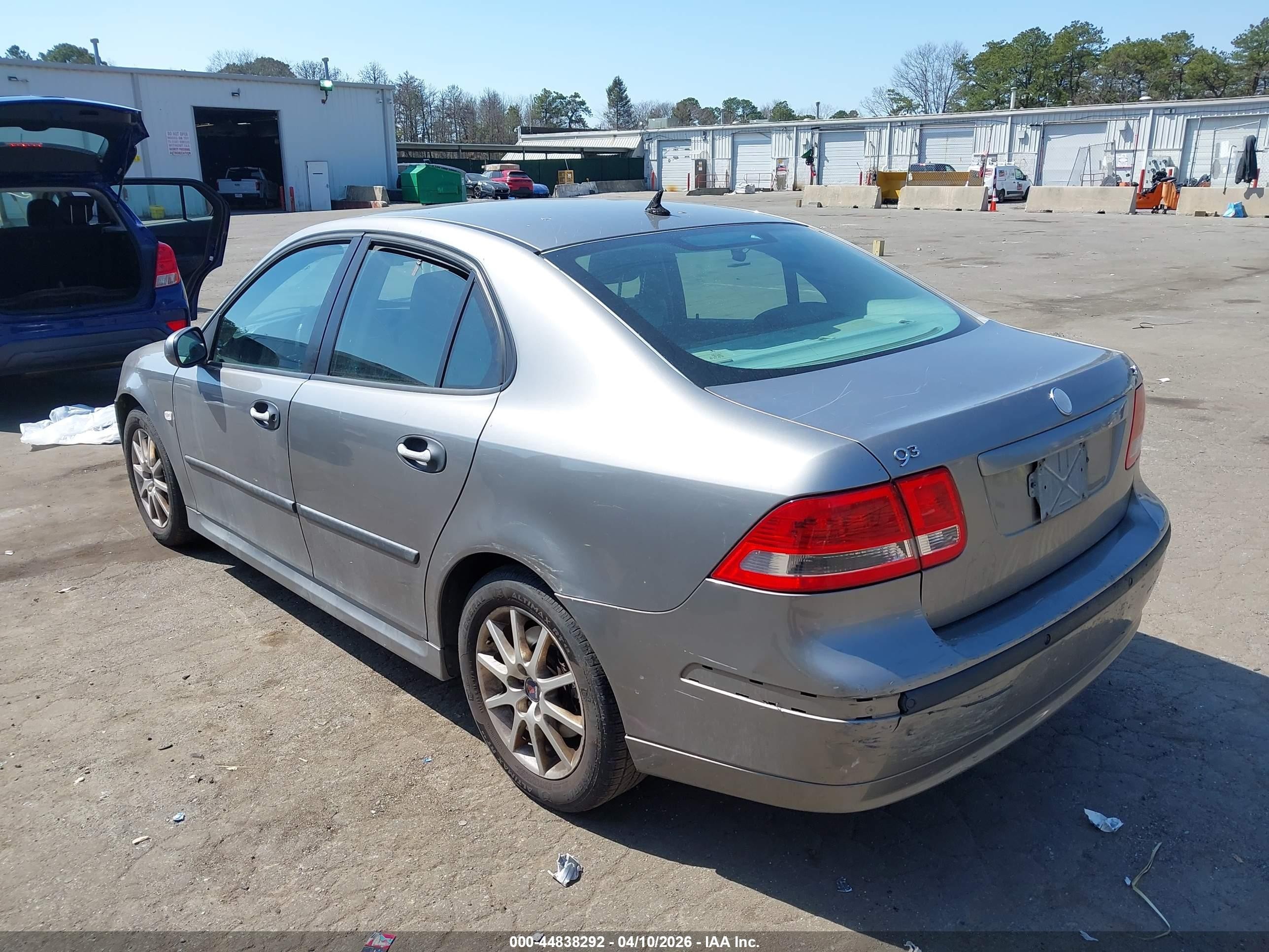 2003 Saab 9-3 Arc Silver vin: YS3FD49Y331052955