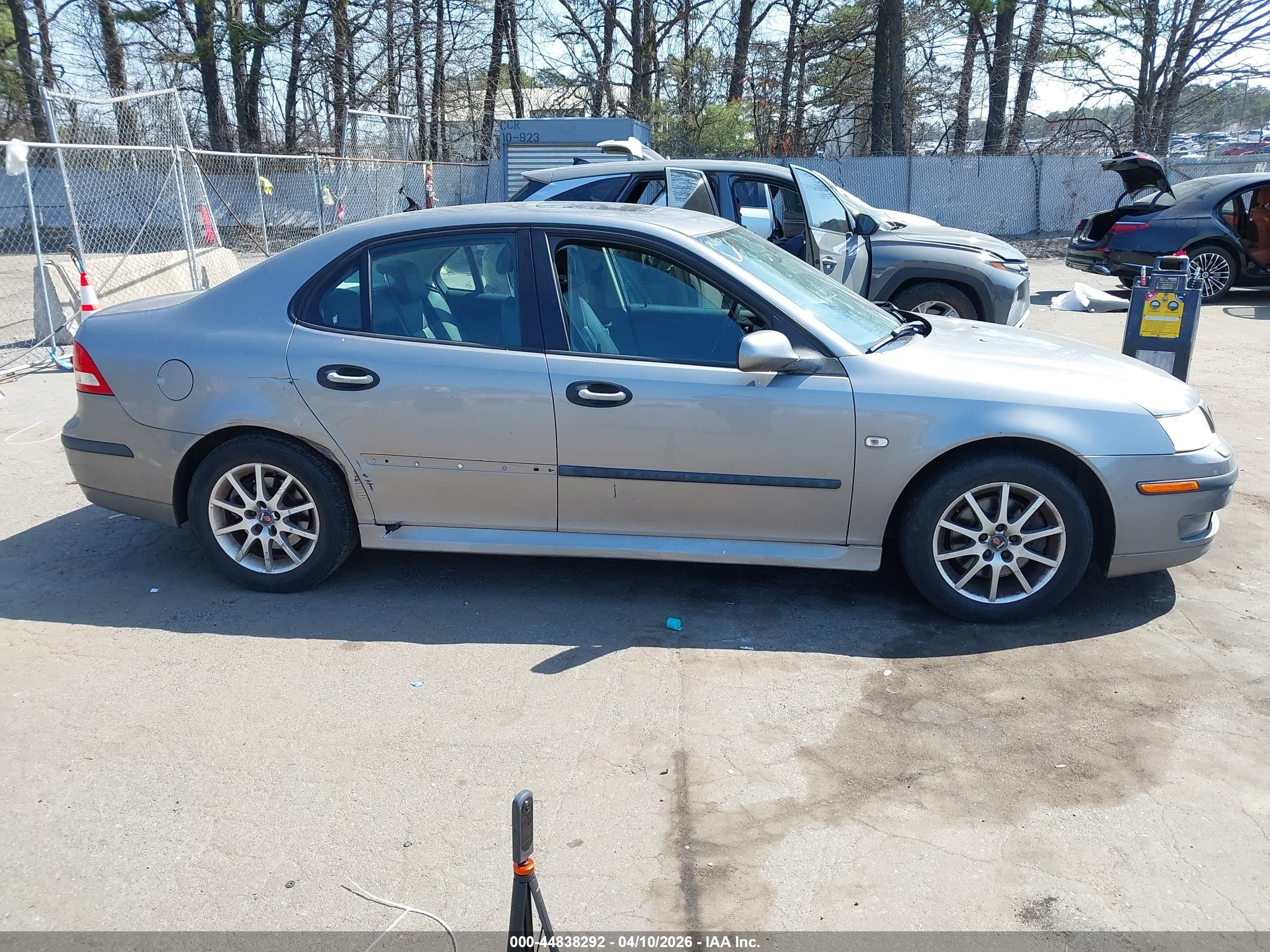 2003 Saab 9-3 Arc Silver vin: YS3FD49Y331052955