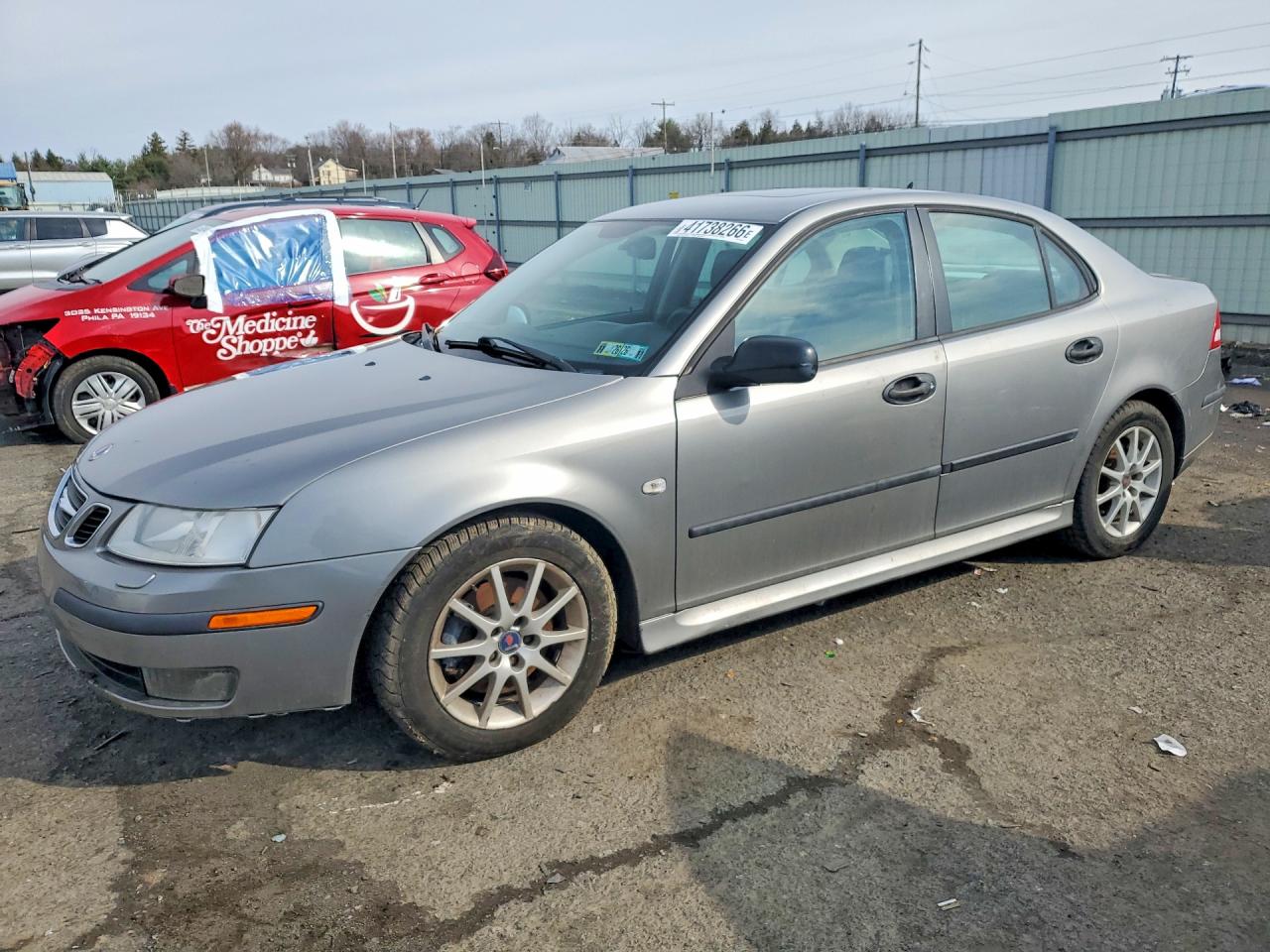 2003 Saab 9-3 Arc Gray vin: YS3FD49Y331058528