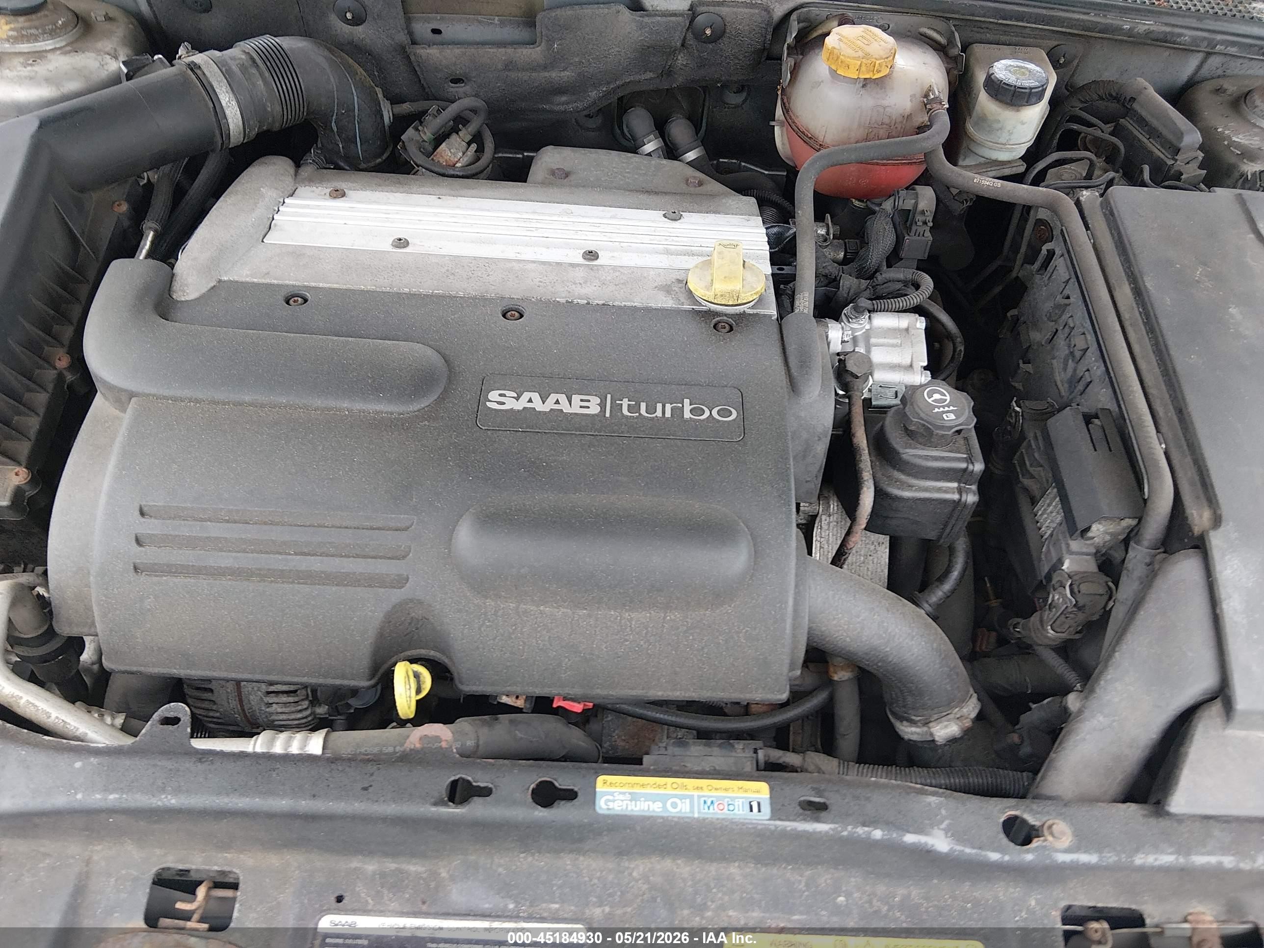 2007 Saab 9-3 2.0t Gray vin: YS3FD49Y371132018