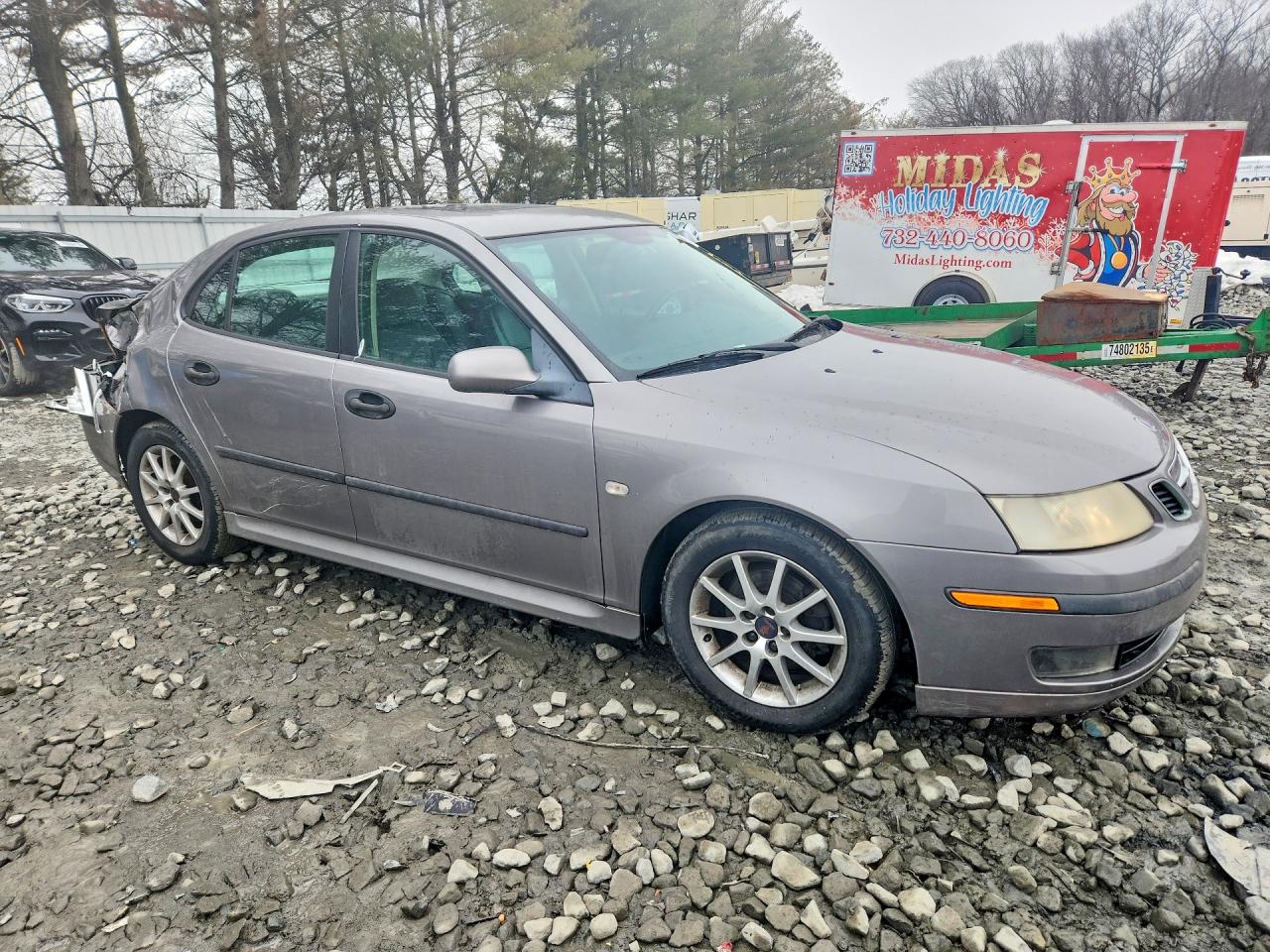 2005 Saab 9-3 Arc Gray vin: YS3FD49Y451055933