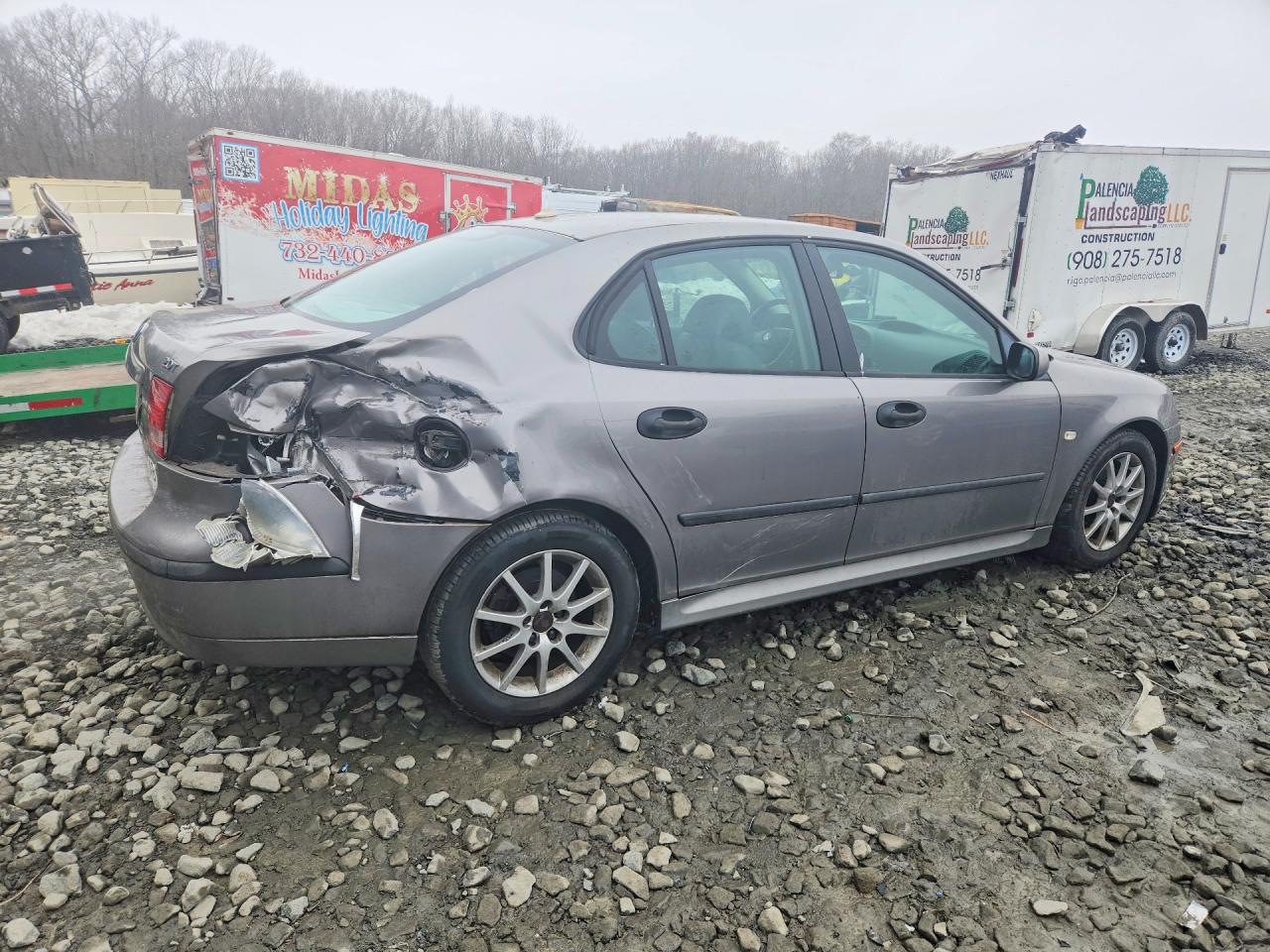 2005 Saab 9-3 Arc Gray vin: YS3FD49Y451055933