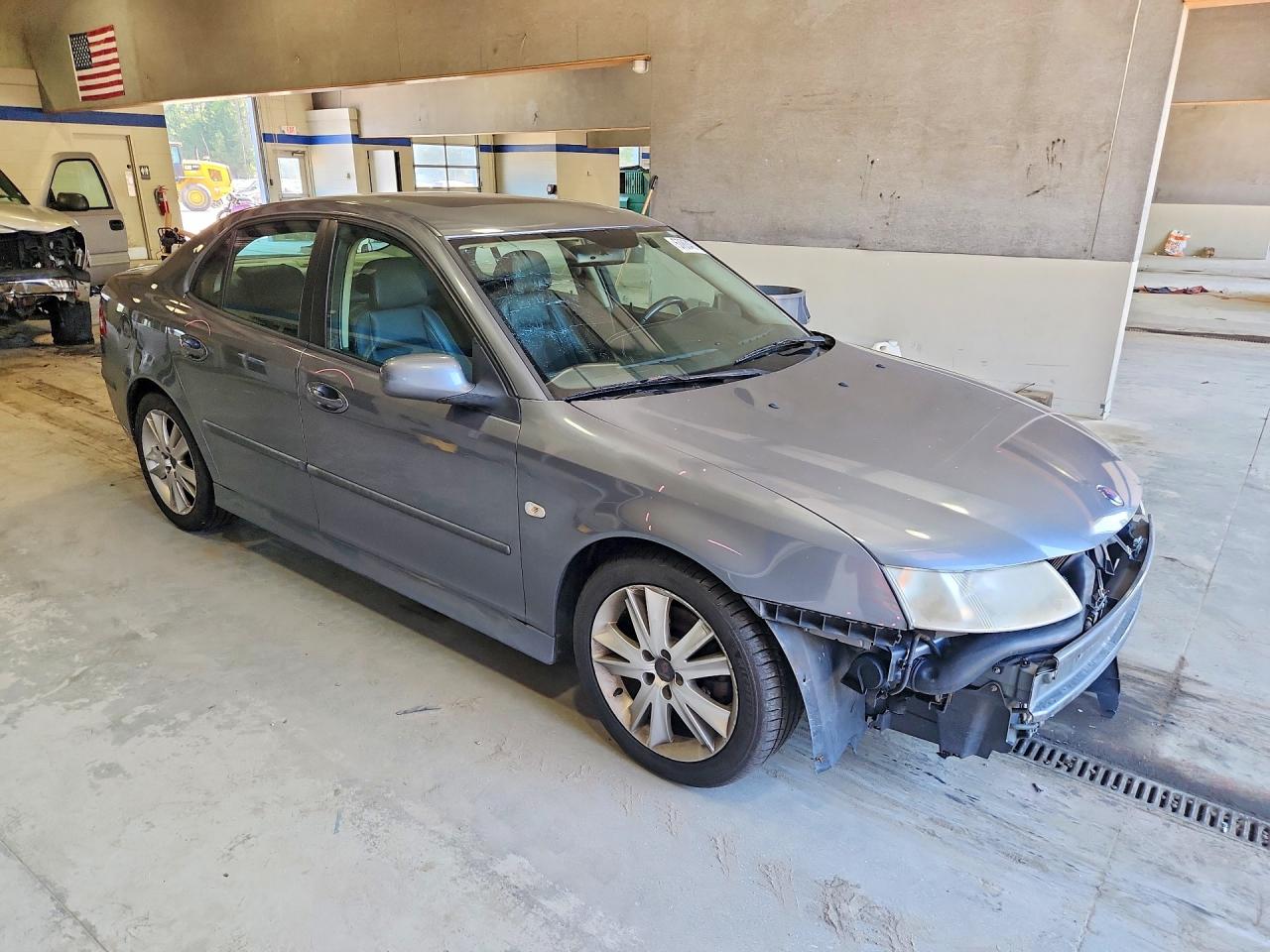 2007 Saab 9-3 2.0t Серый vin: YS3FD49Y471133002