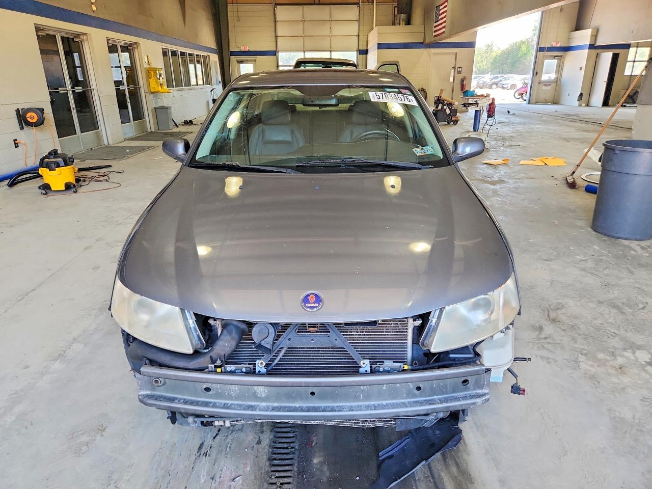 2007 Saab 9-3 2.0t Серый vin: YS3FD49Y471133002