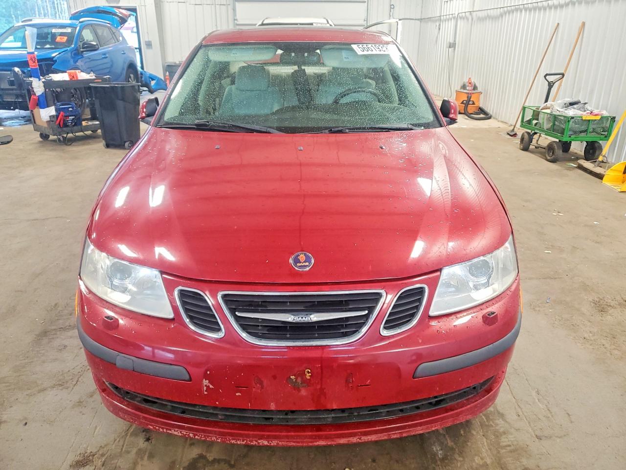 2006 Saab 9-3 Красный vin: YS3FD49Y761026279