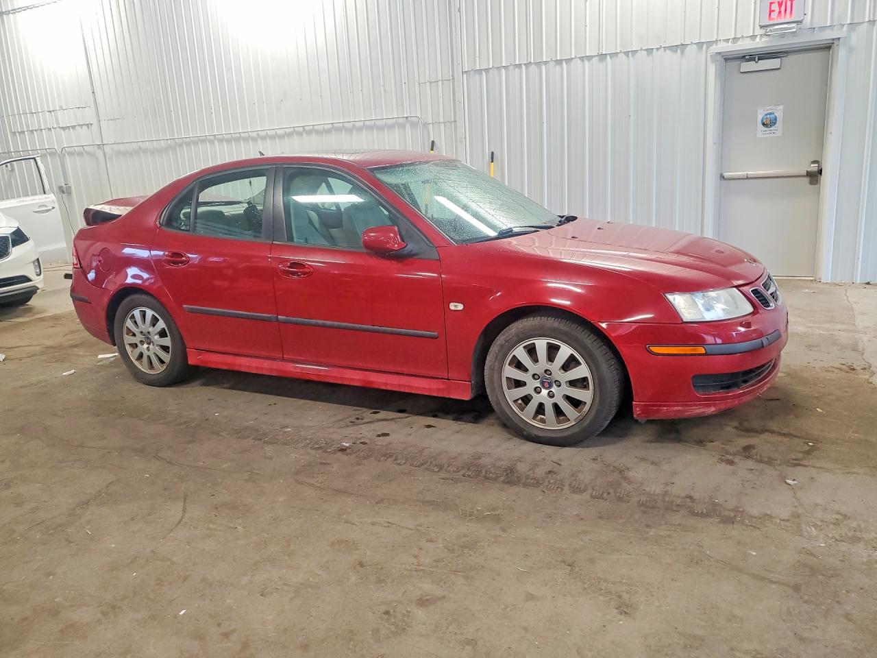 2006 Saab 9-3 Красный vin: YS3FD49Y761026279