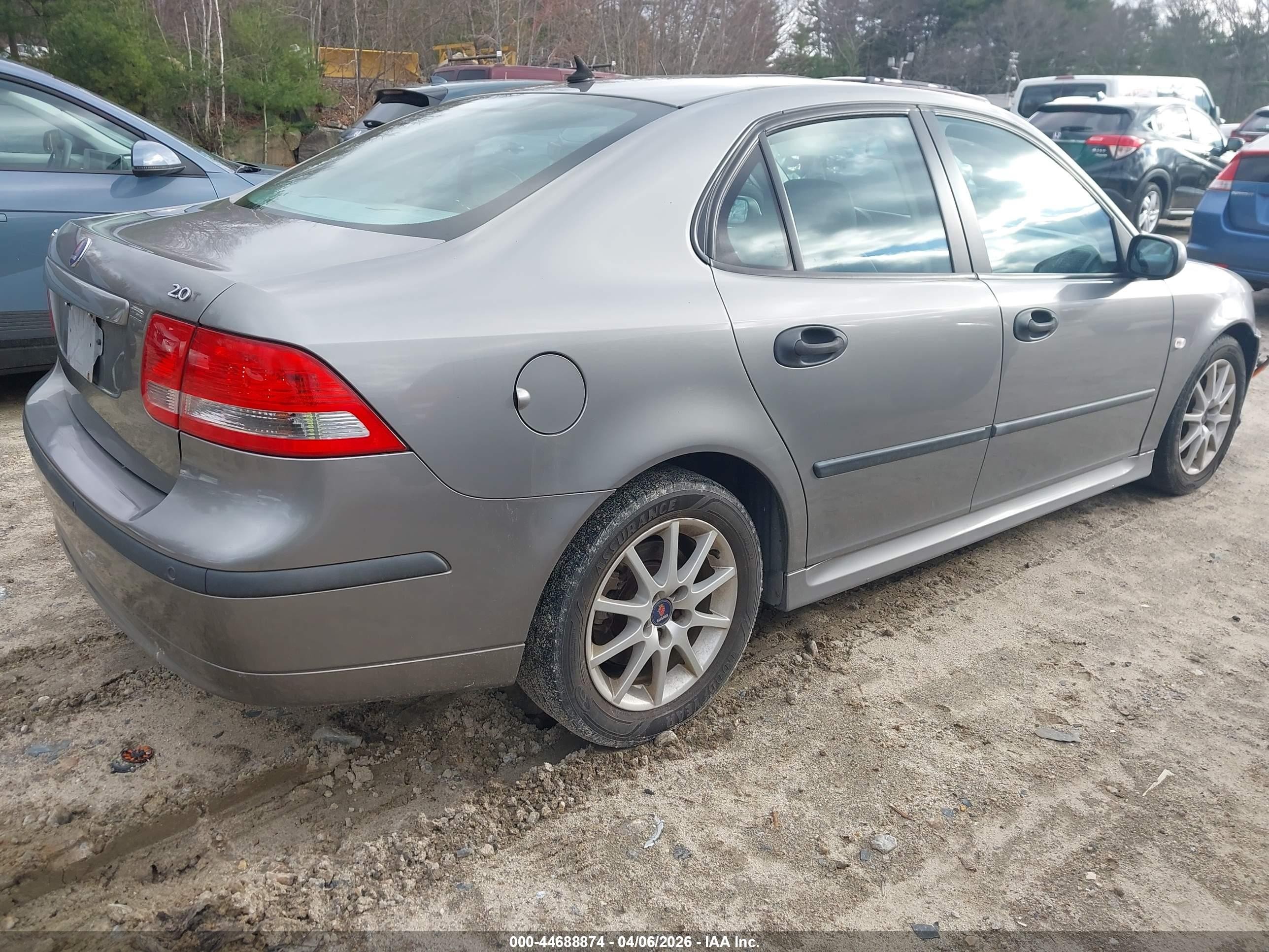 2003 Saab 9-3 Arc Silver vin: YS3FD49Y831045824