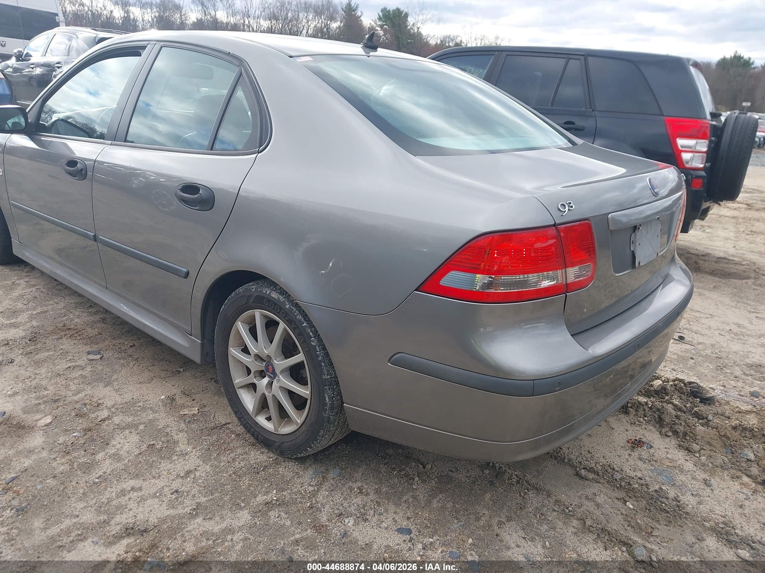 2003 Saab 9-3 Arc Silver vin: YS3FD49Y831045824