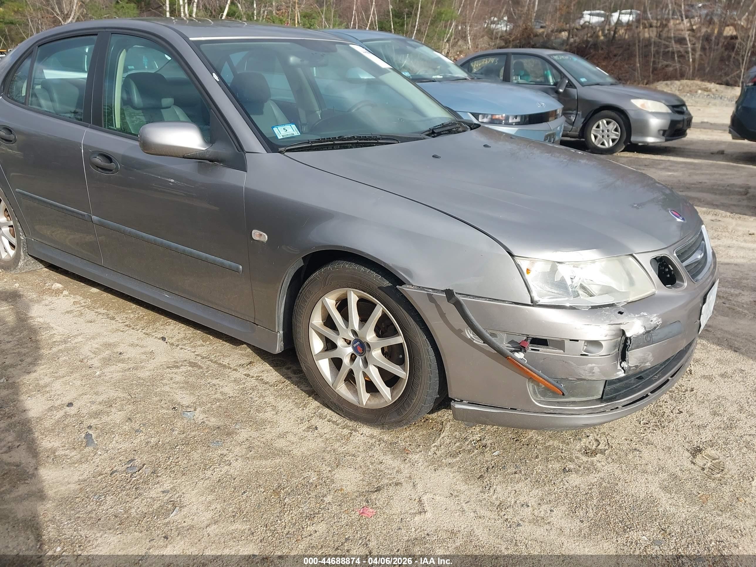 2003 Saab 9-3 Arc Silver vin: YS3FD49Y831045824