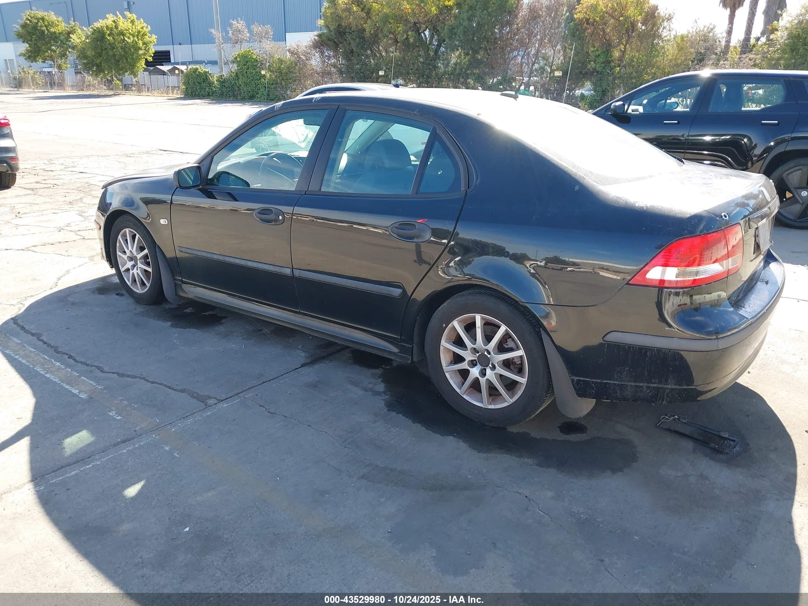 2005 Saab 9-3 Arc Black vin: YS3FD49Y851024457