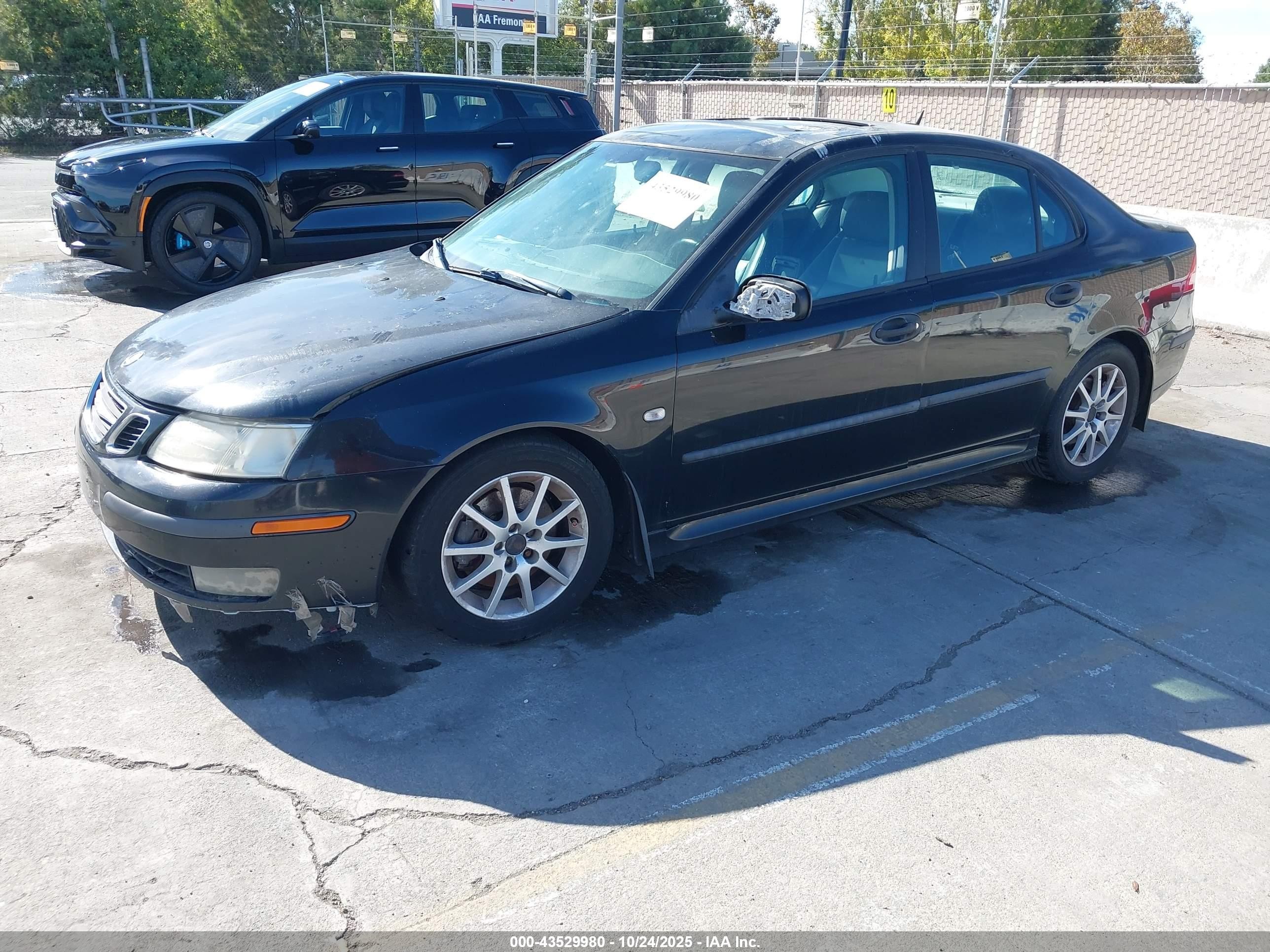 2005 Saab 9-3 Arc Black vin: YS3FD49Y851024457
