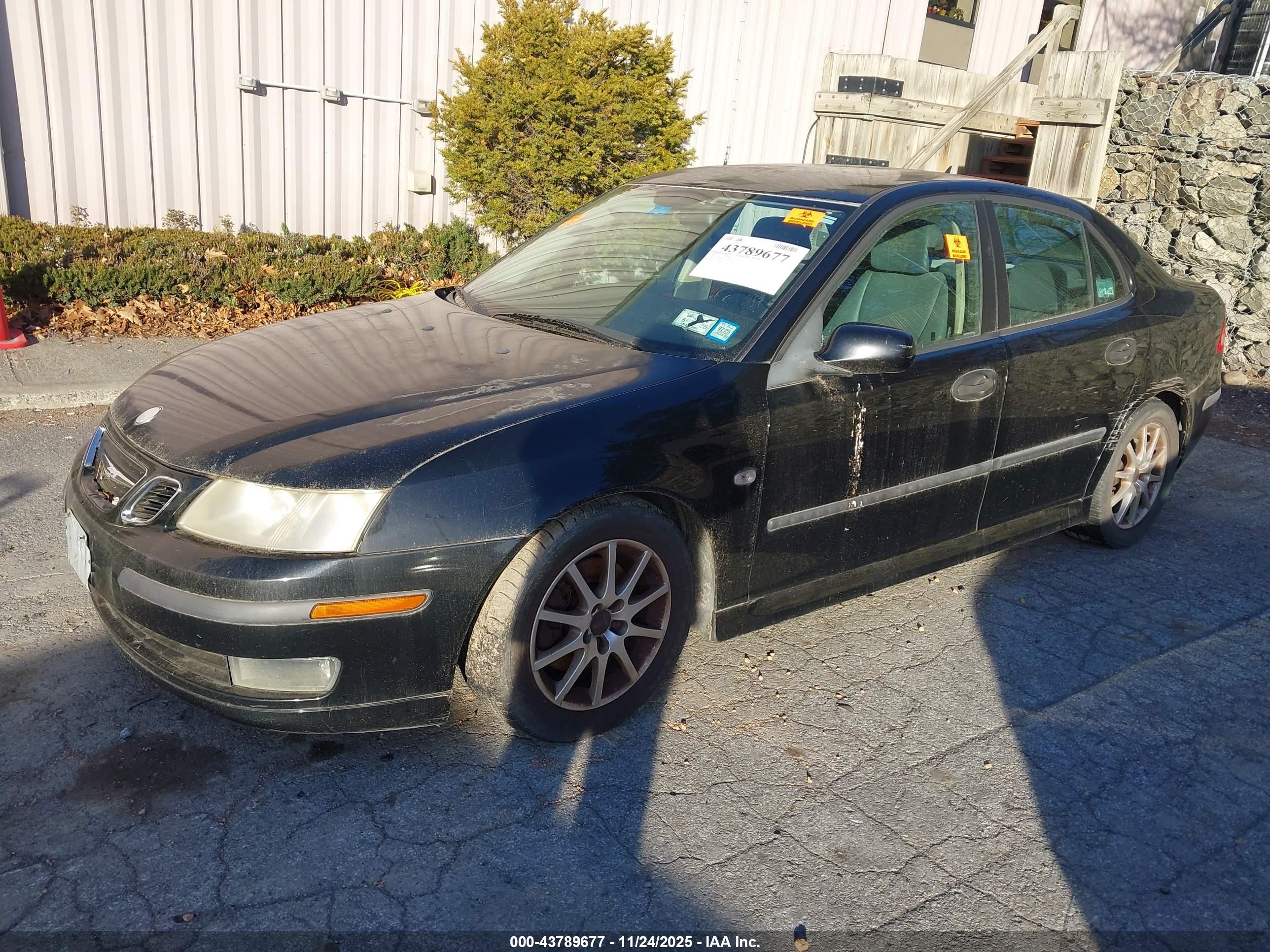 2005 Saab 9-3 Arc Black vin: YS3FD49Y851054641