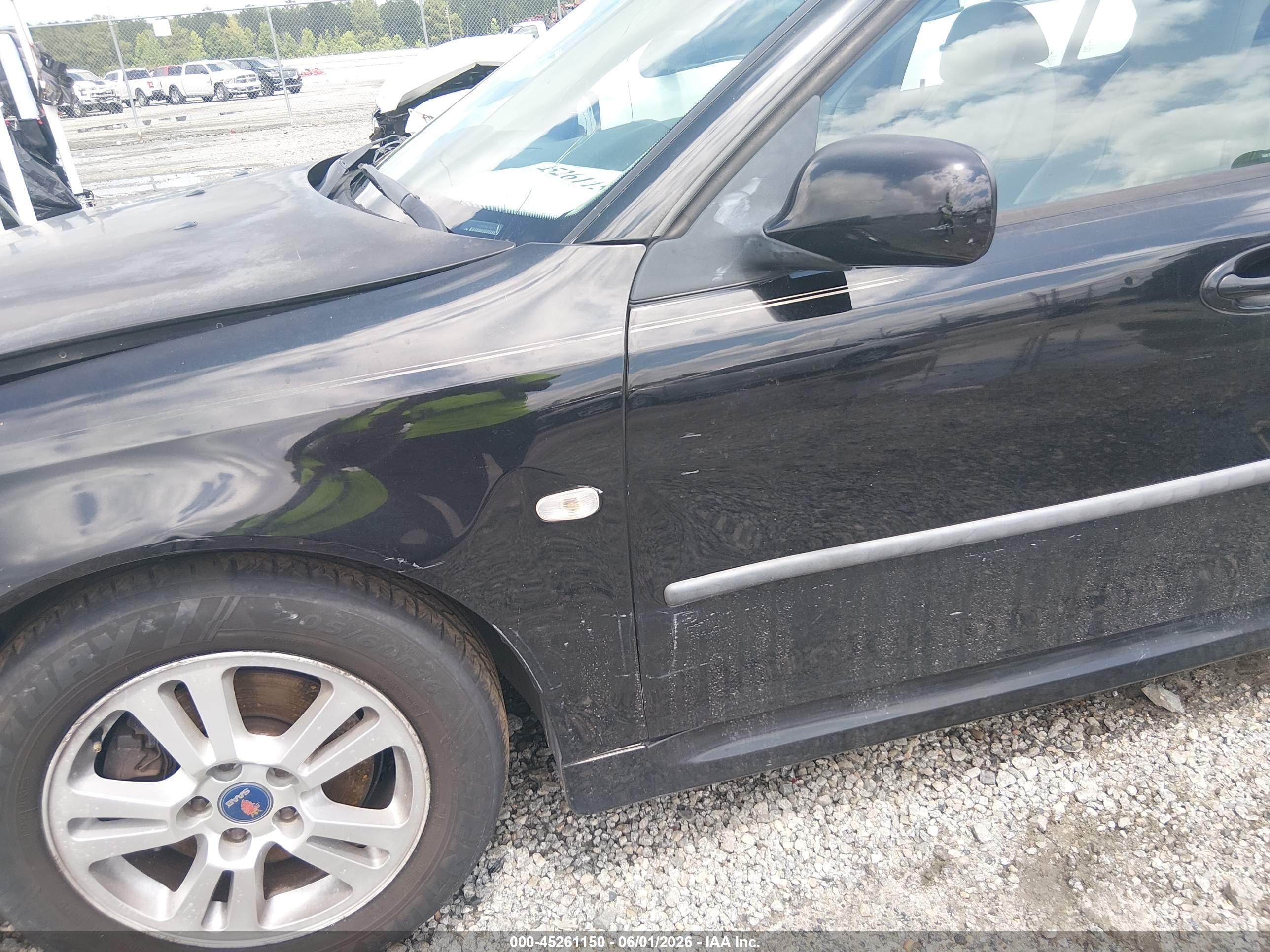 2006 Saab 9-3 2.0t Black vin: YS3FD49Y961026378