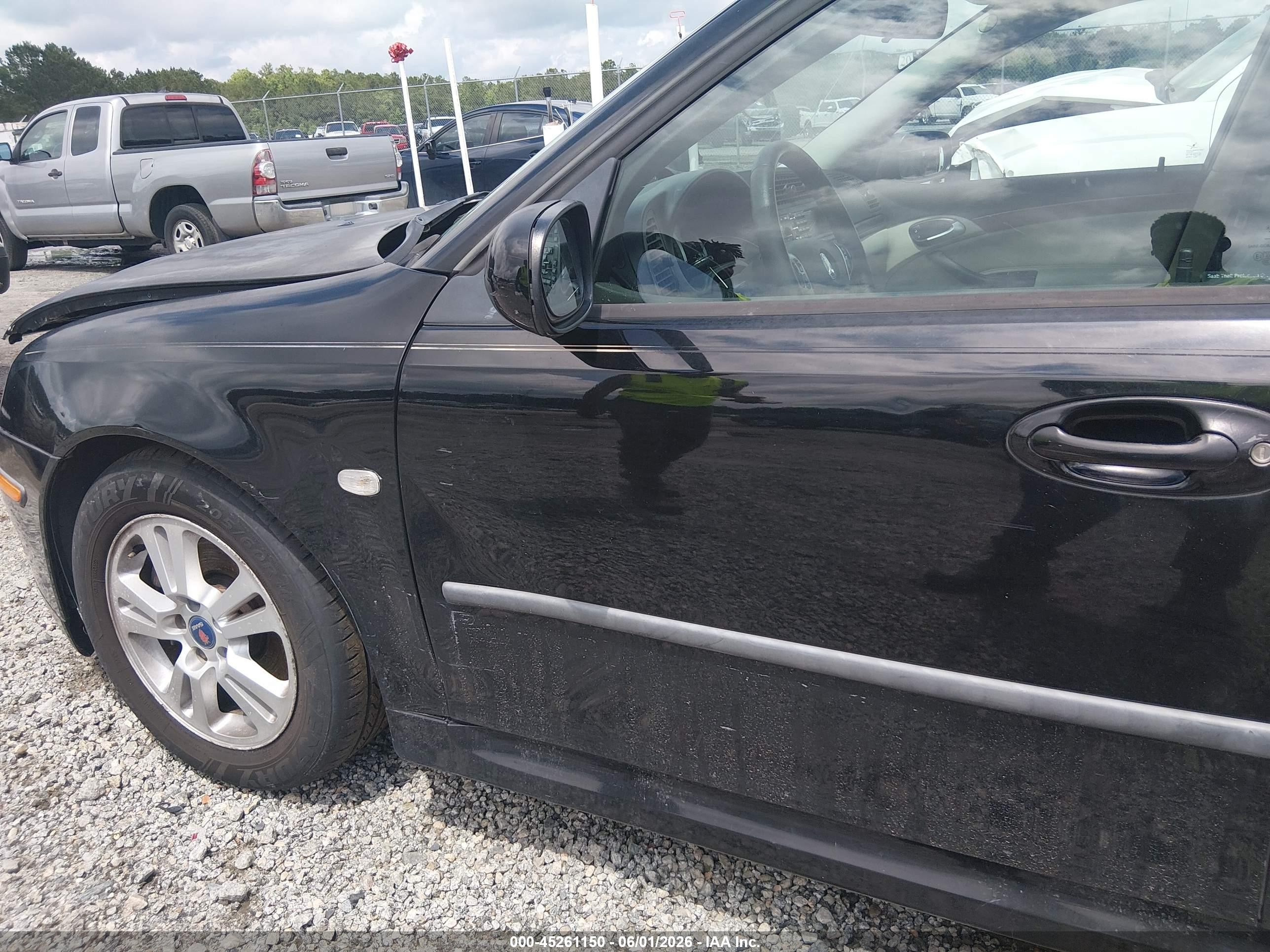 2006 Saab 9-3 2.0t Black vin: YS3FD49Y961026378