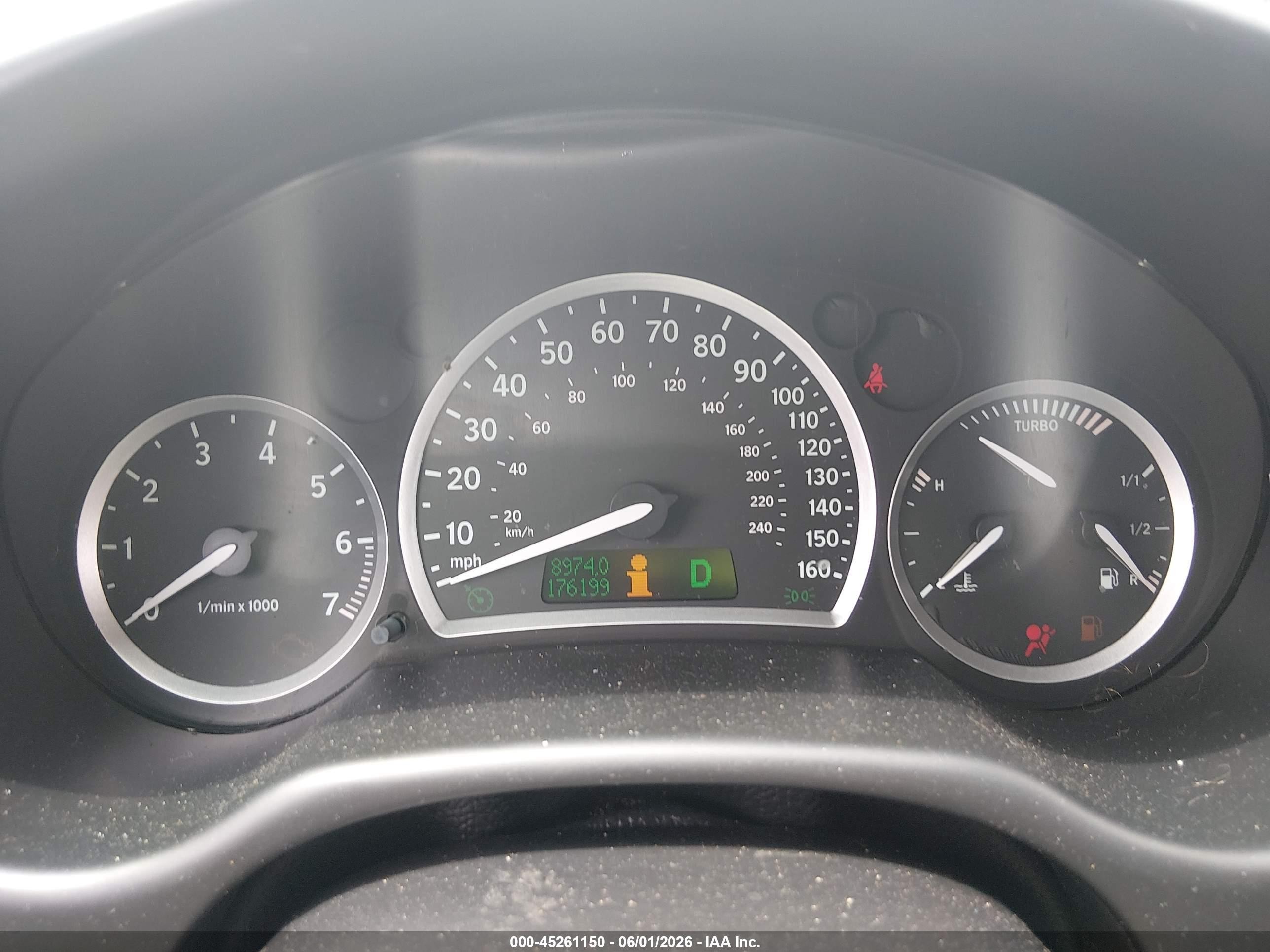 2006 Saab 9-3 2.0t Black vin: YS3FD49Y961026378