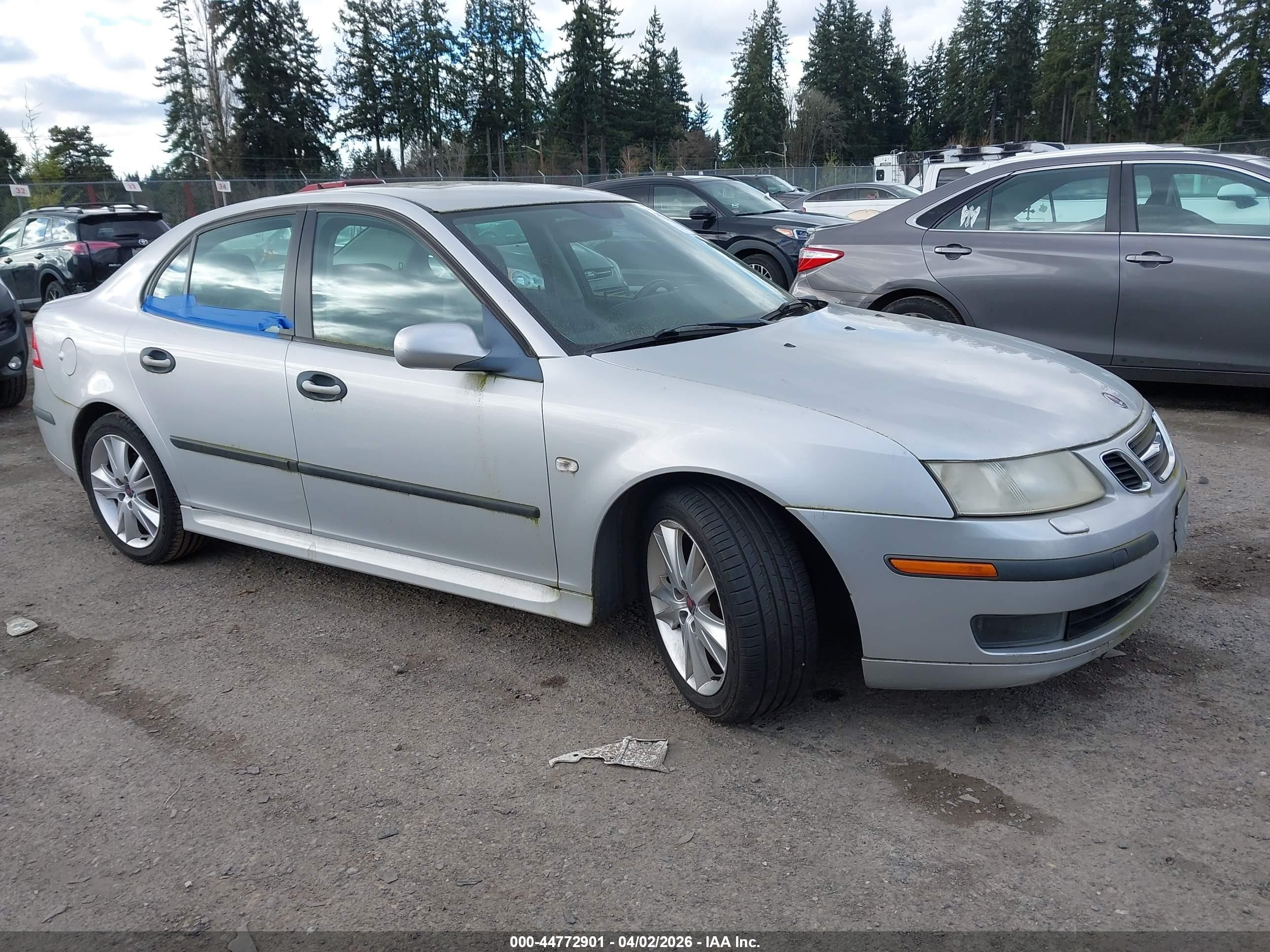 2003 Saab 9-3 Arc Silver vin: YS3FD49YX31043671