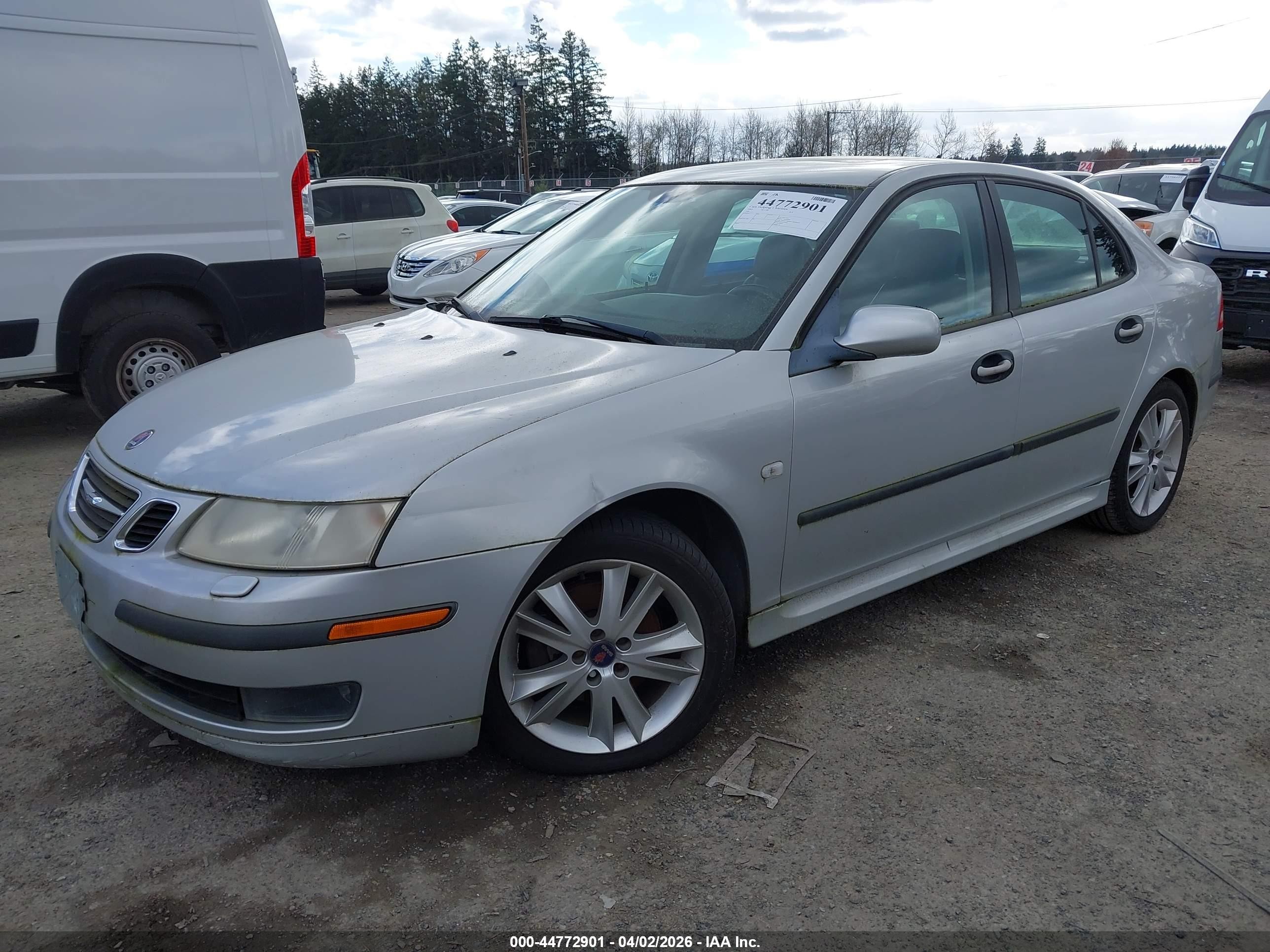 2003 Saab 9-3 Arc Silver vin: YS3FD49YX31043671