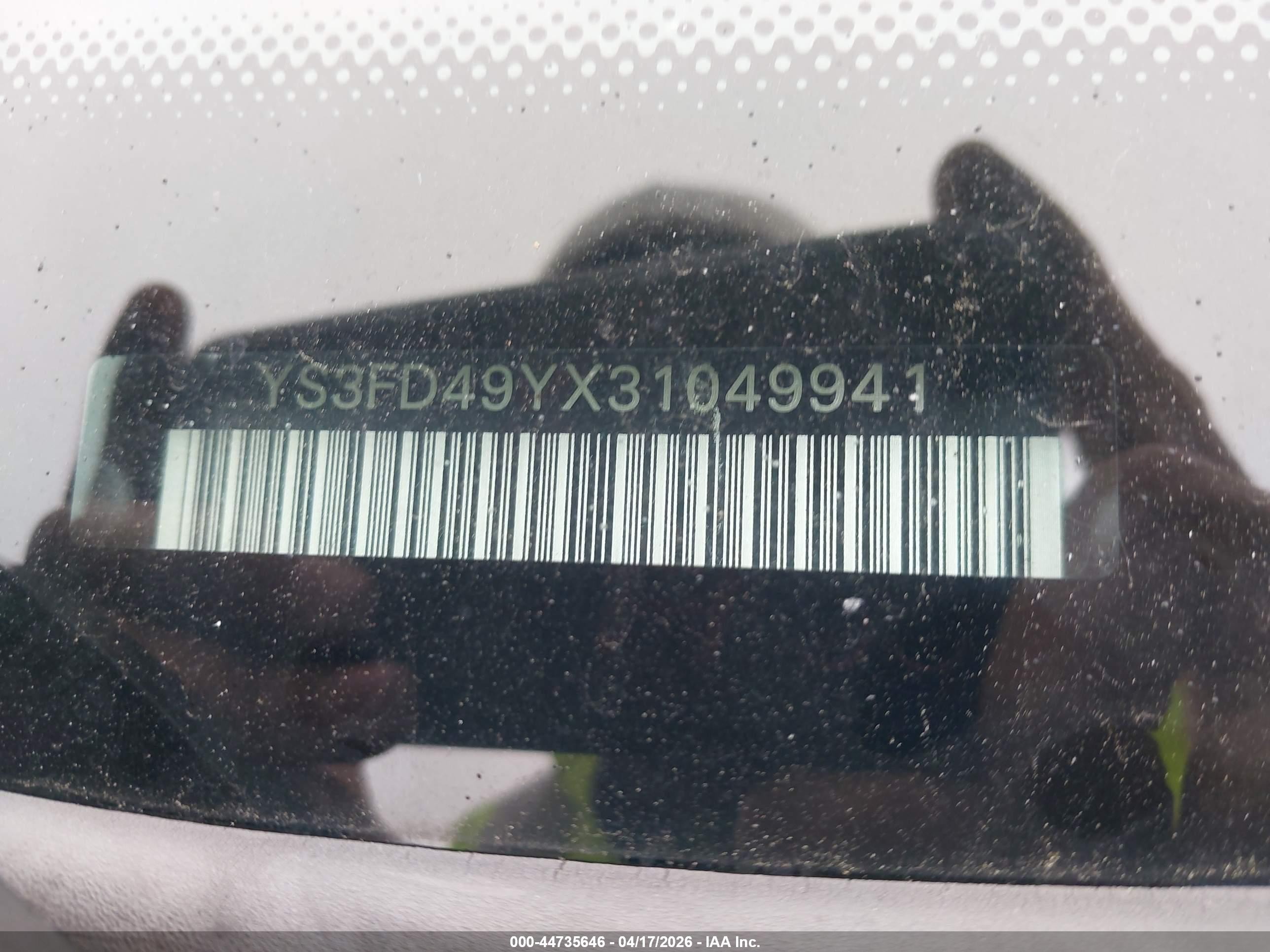 2003 Saab 9-3 Arc Gray vin: YS3FD49YX31049941