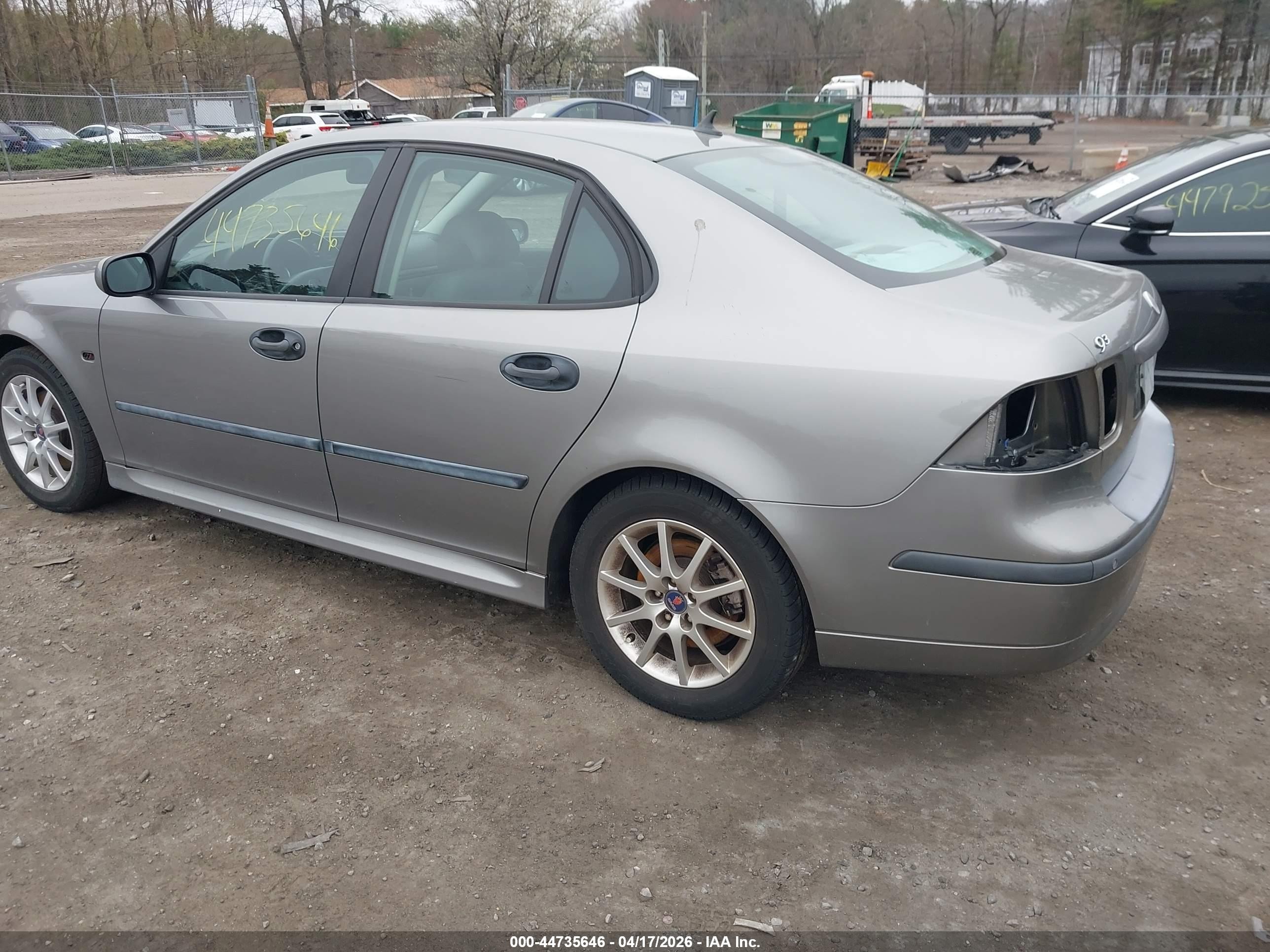 2003 Saab 9-3 Arc Gray vin: YS3FD49YX31049941