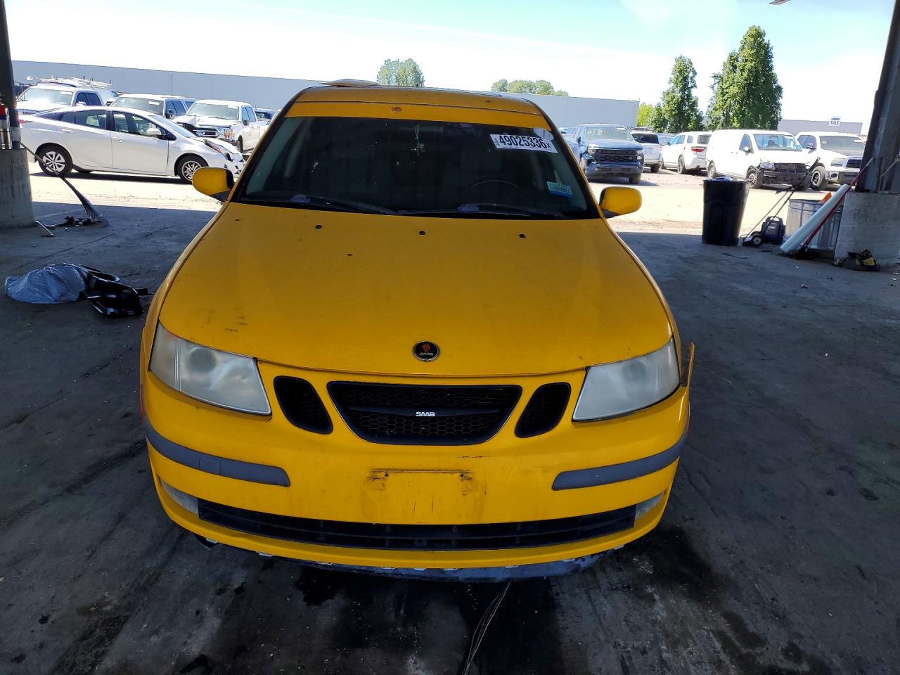 2004 Saab 9-3 Arc Желтый vin: YS3FD49YX41038942