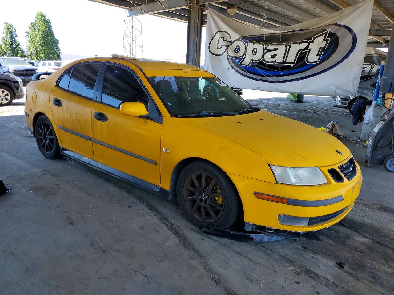 2004 Saab 9-3 Arc Желтый vin: YS3FD49YX41038942