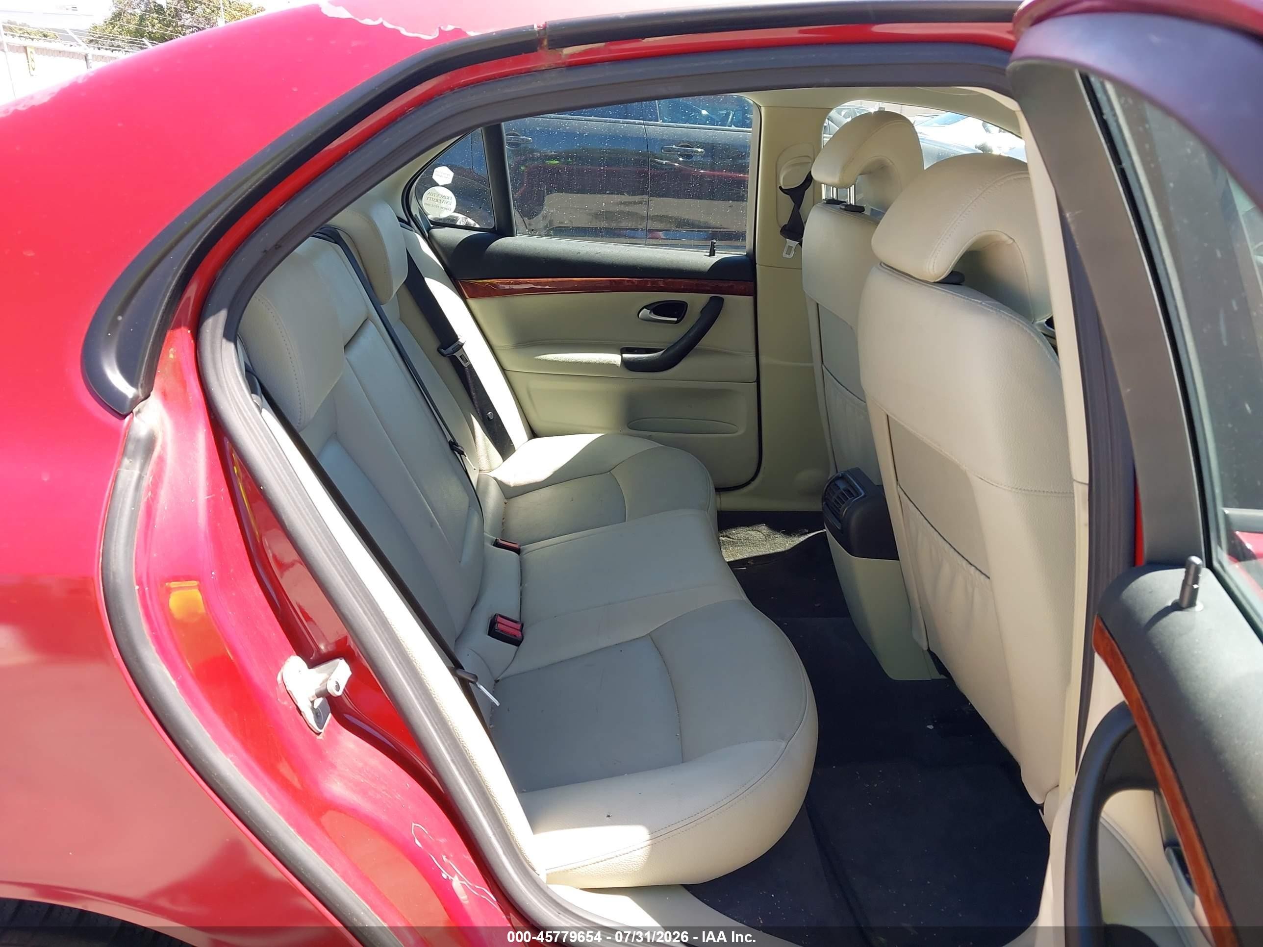2005 Saab 9-3 Arc Красный vin: YS3FD49YX51047383