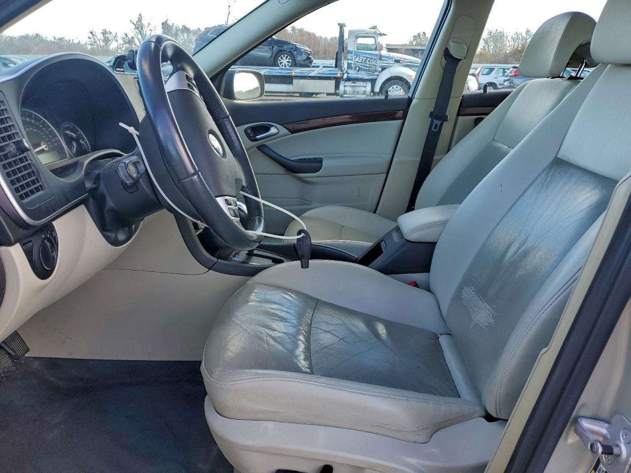 2007 Saab 9-3 2.0t Cream vin: YS3FD59Y371008532