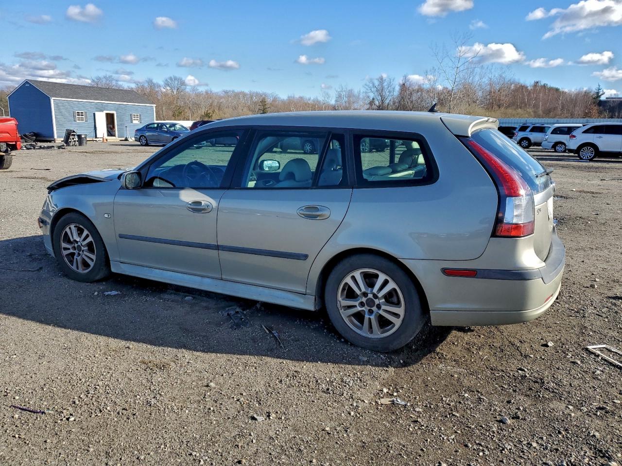 2007 Saab 9-3 2.0t Cream vin: YS3FD59Y371008532