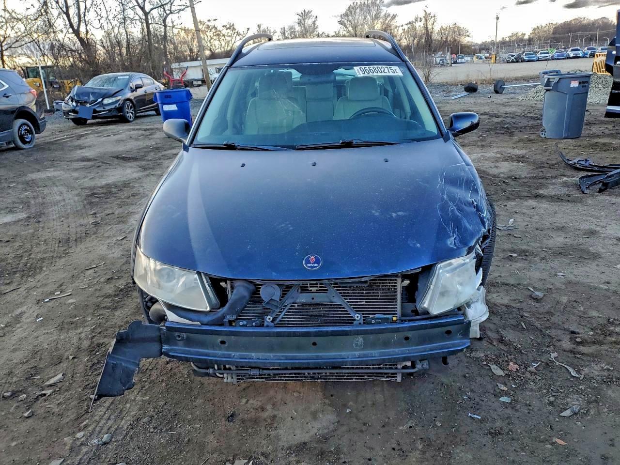 2007 Saab 9-3 2.0t Синий vin: YS3FD59Y471012928