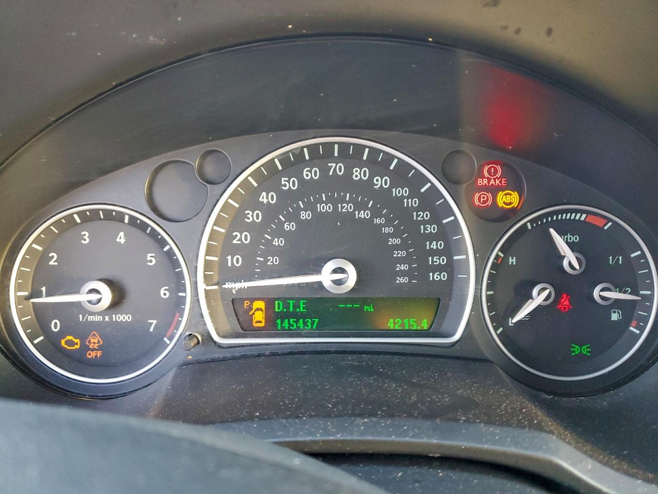 2007 Saab 9-3 2.0t Синий vin: YS3FD59Y471012928