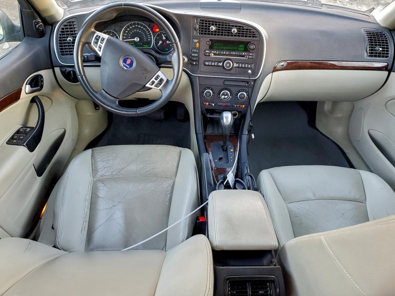 2007 Saab 9-3 2.0t Синий vin: YS3FD59Y471012928