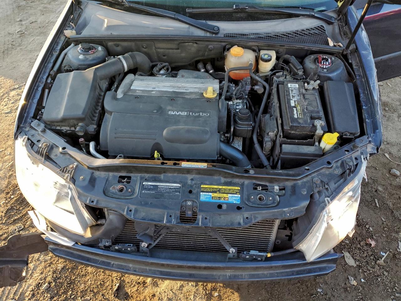 2007 Saab 9-3 2.0t Синий vin: YS3FD59Y471012928