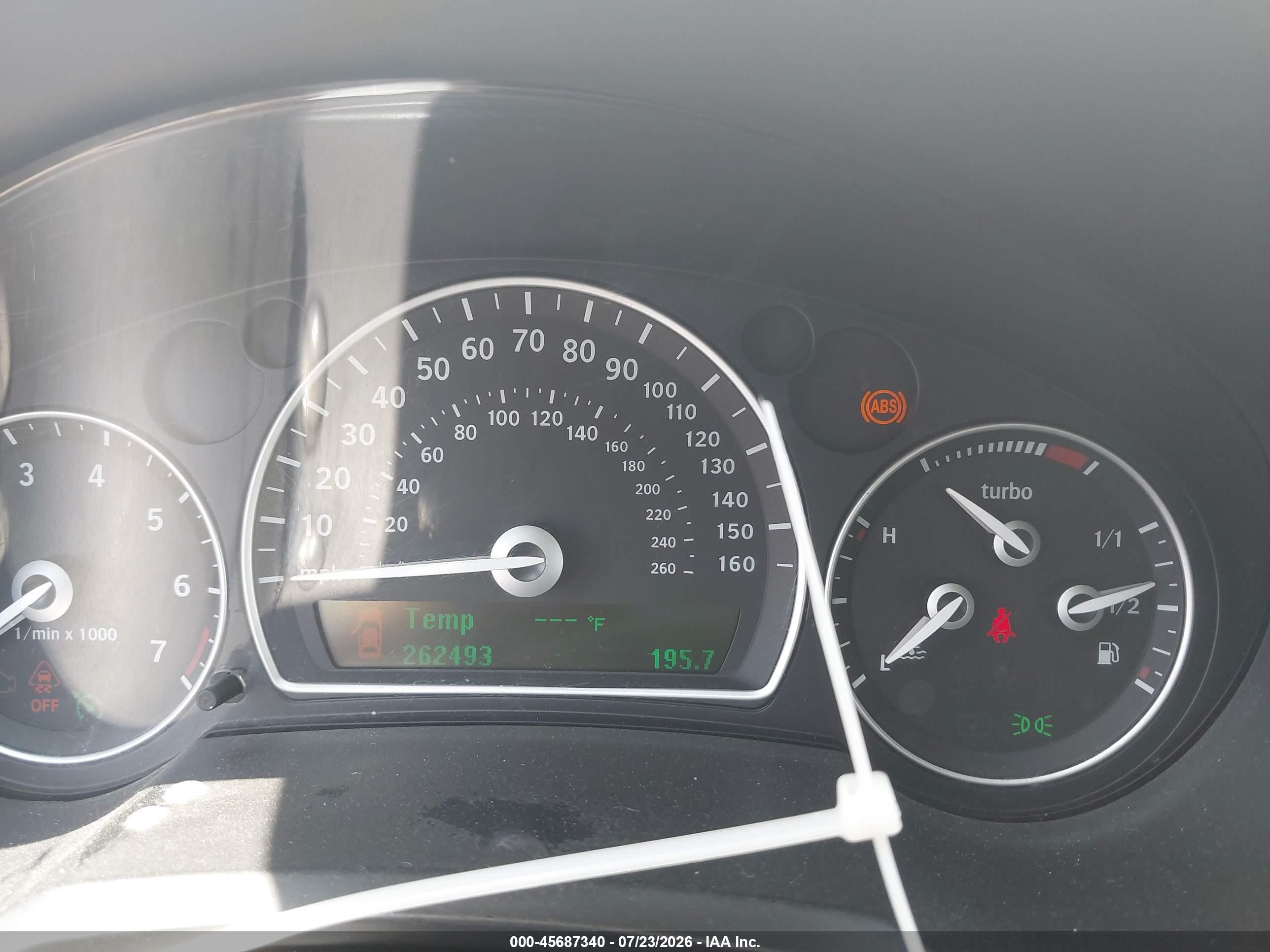 2007 Saab 9-3 2.0t Желто-коричневый vin: YS3FD59Y671147893