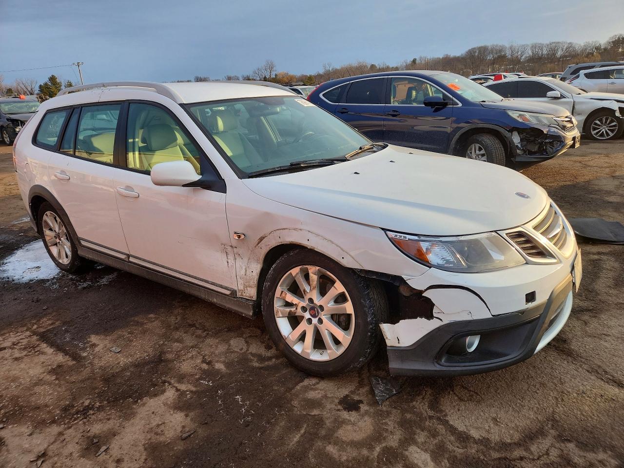 2010 Saab 9-3 2.0t White vin: YS3FD5BY0A1614839